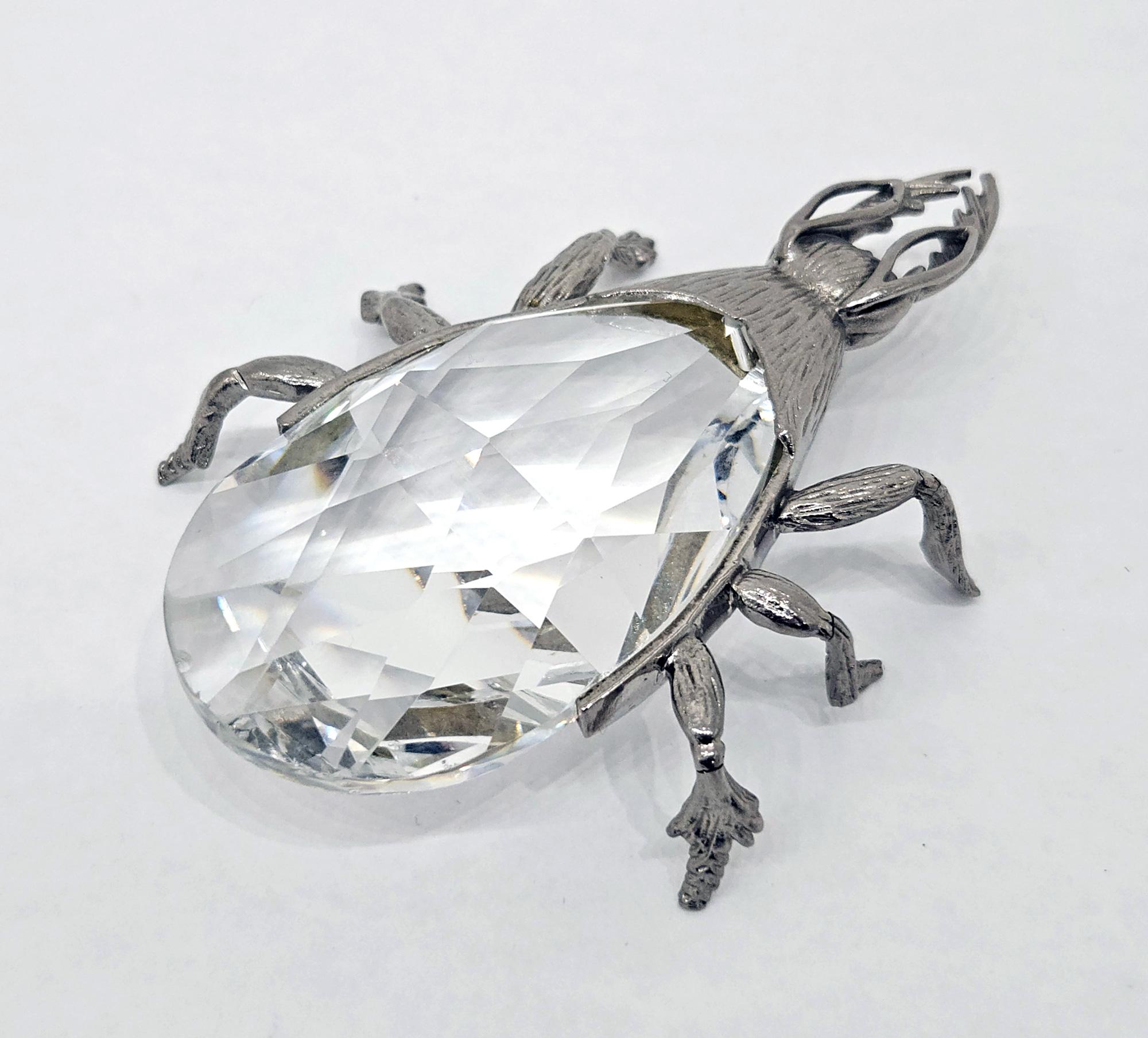 Rare Swarovski Novelty Beetle Bottle Opener, c. 1978 In Good Condition For Sale In London, GB