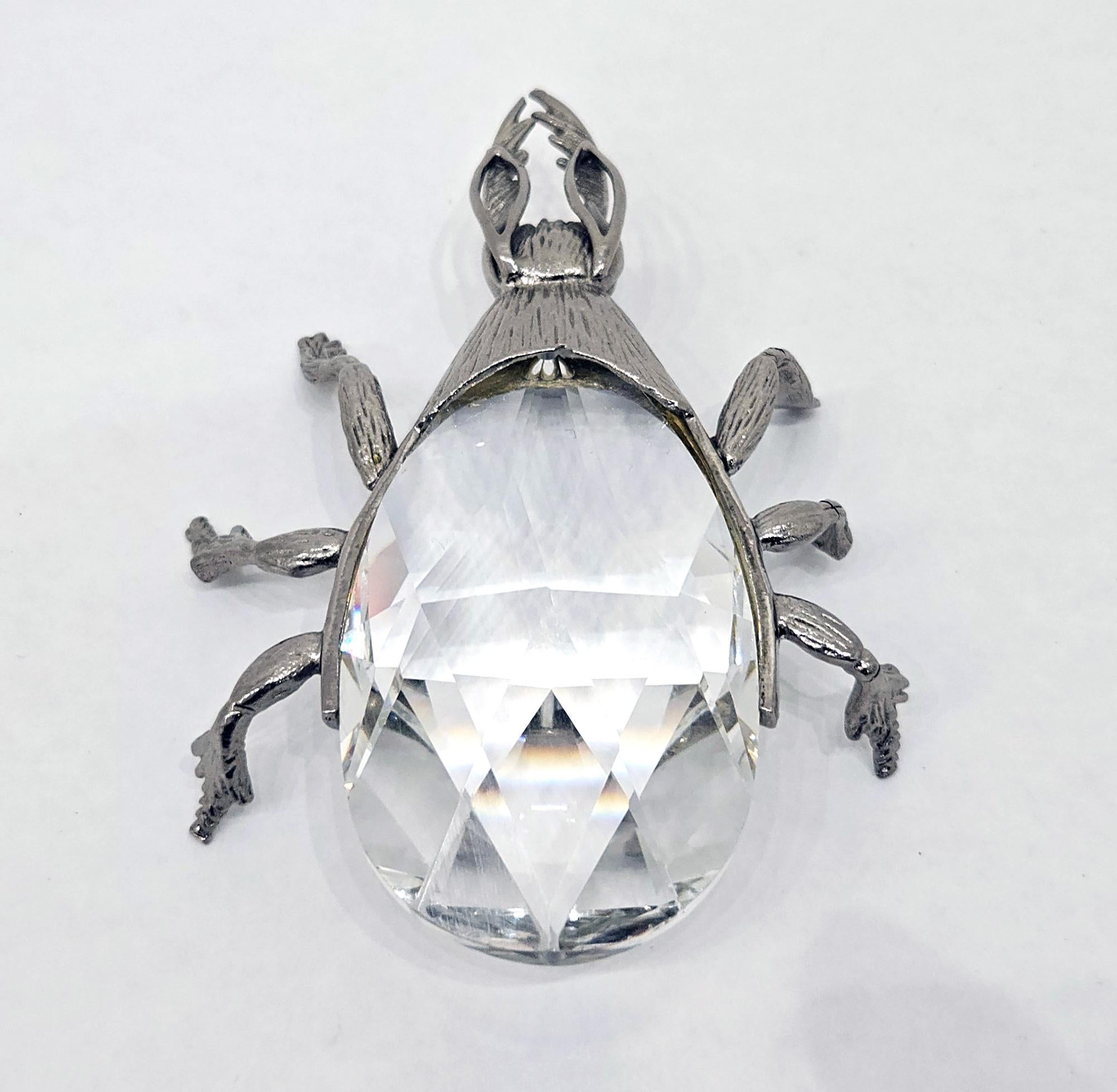 20th Century Rare Swarovski Novelty Beetle Bottle Opener, c. 1978 For Sale