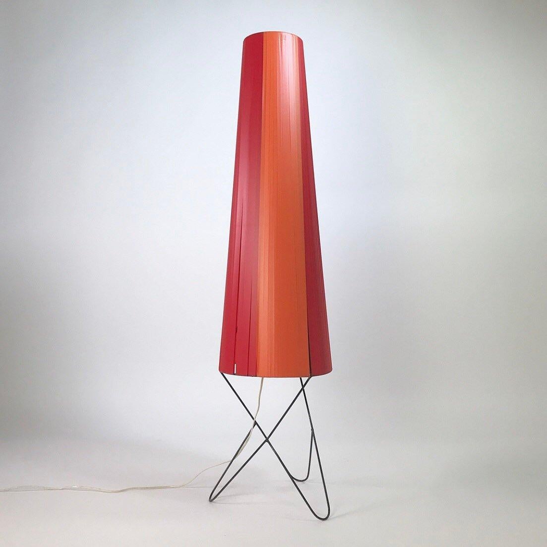 Rare Swedish Atomic Age Nisse Strinning 1950s Floor Lamp, Contemporary In Good Condition In Haderslev, DK