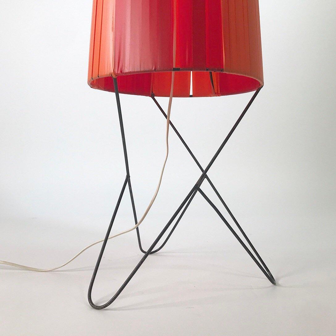 Mid-20th Century Rare Swedish Atomic Age Nisse Strinning 1950s Floor Lamp, Contemporary