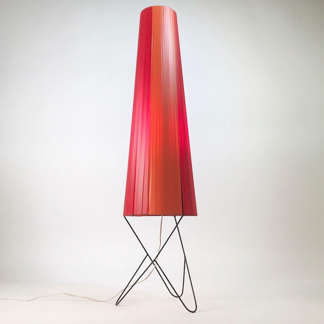 Metal Rare Swedish Atomic Age Nisse Strinning 1950s Floor Lamp, Contemporary