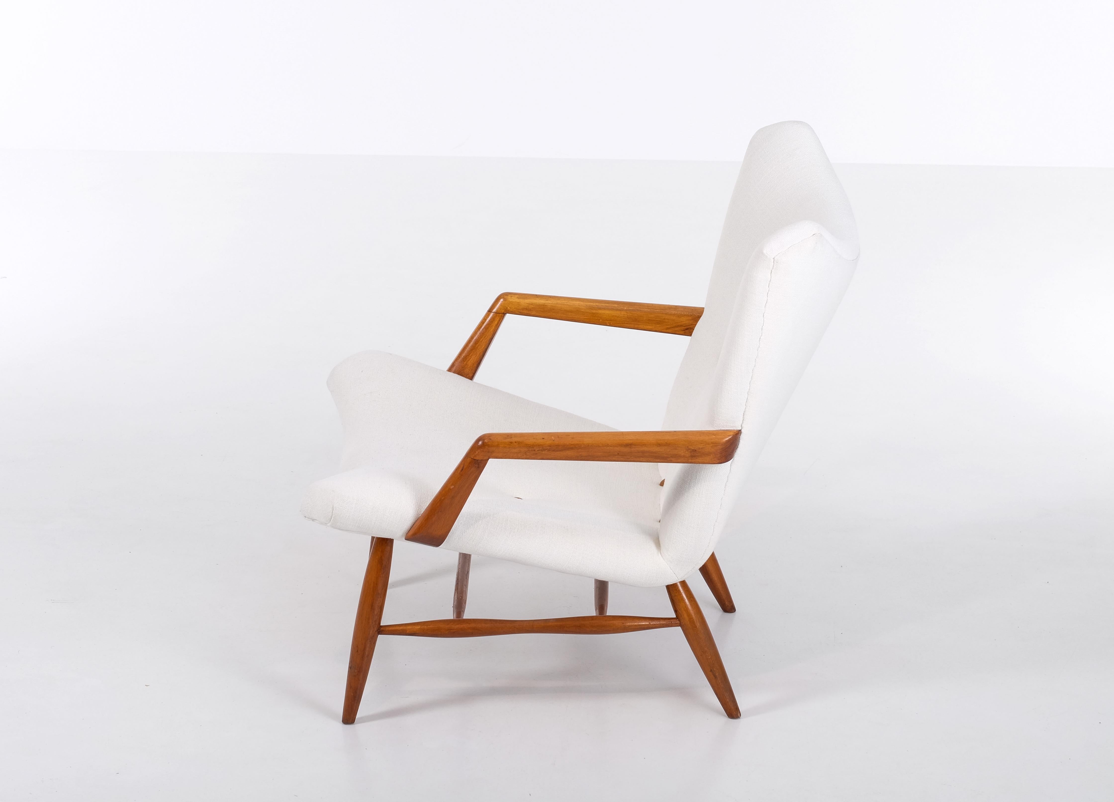 Scandinavian Modern Rare Swedish Easy Chair by Svante Skogh, 1950s For Sale