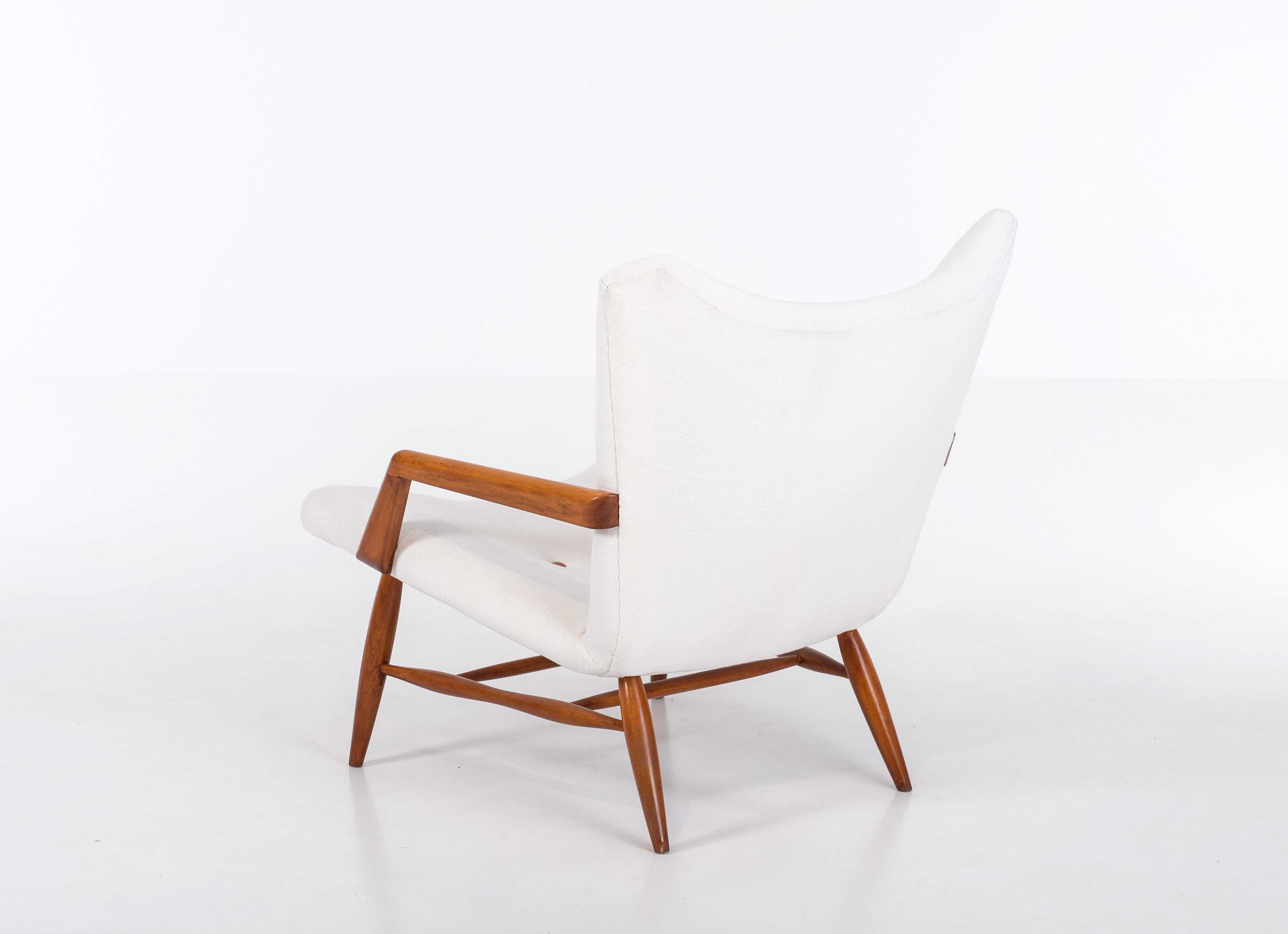 Mahogany Rare Swedish Easy Chair by Svante Skogh, 1950s For Sale