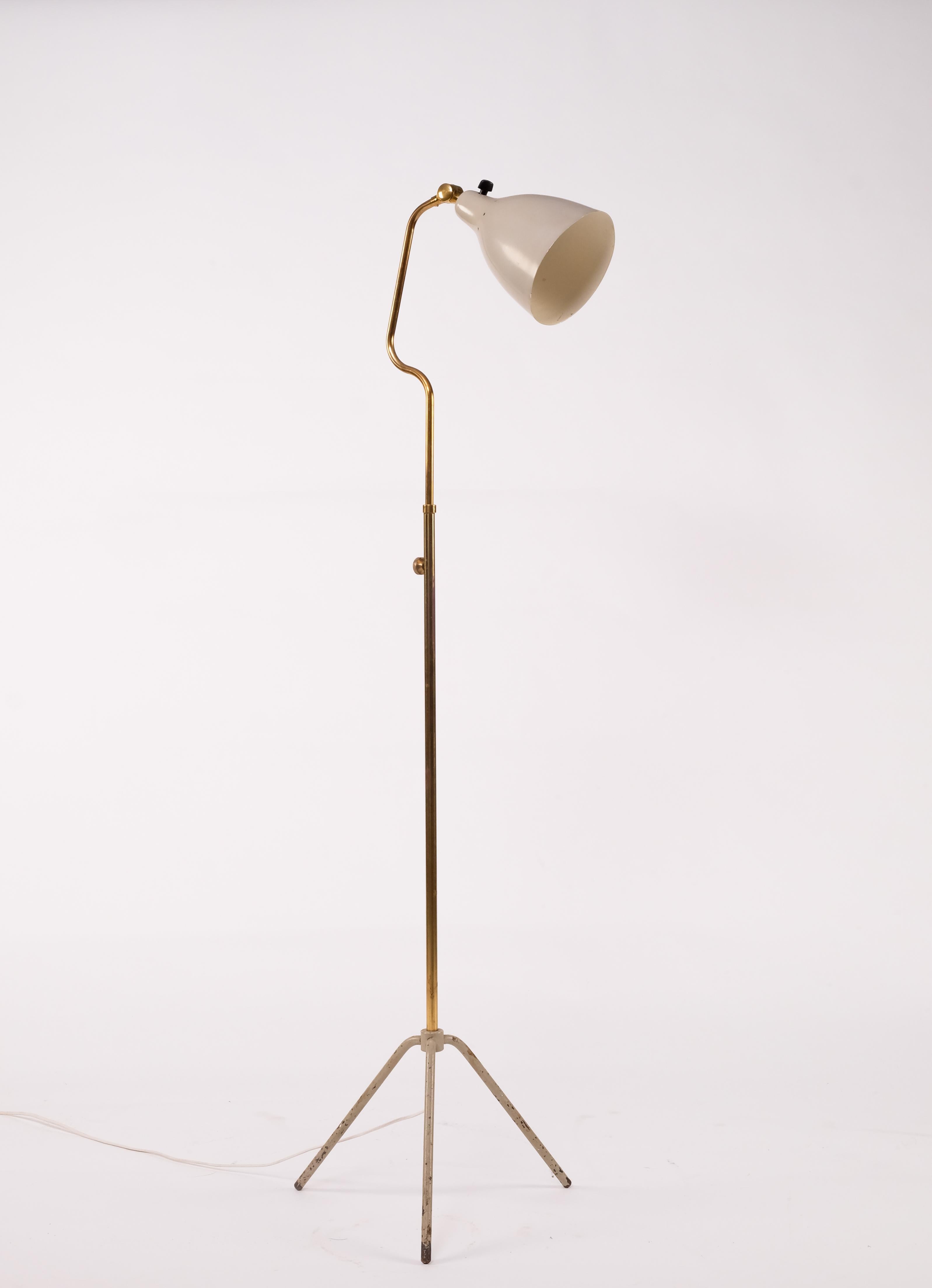 Rare Swedish Floor Lamp, 1950s 4