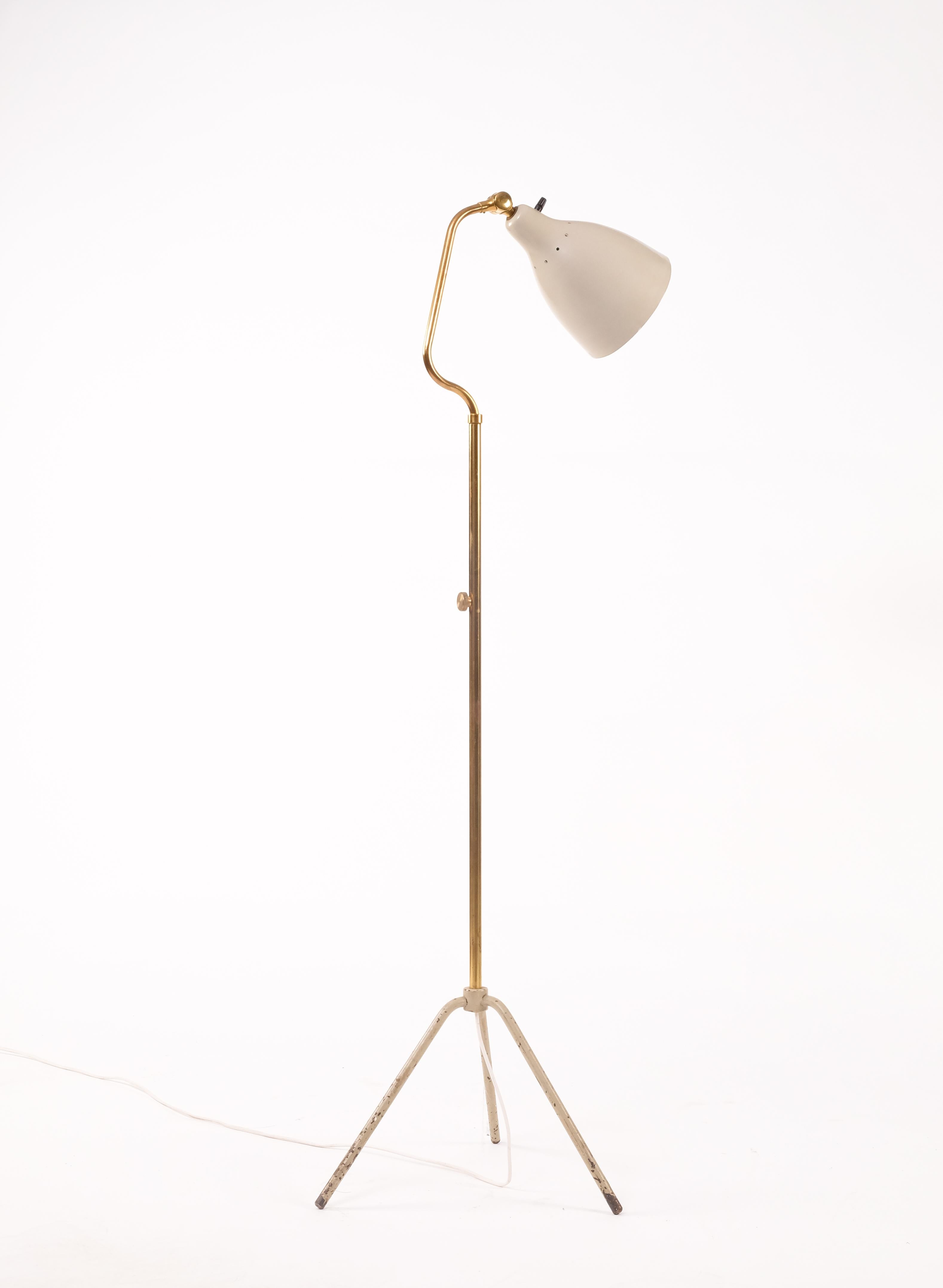Rare Swedish Floor Lamp, 1950s In Good Condition In Stockholm, SE
