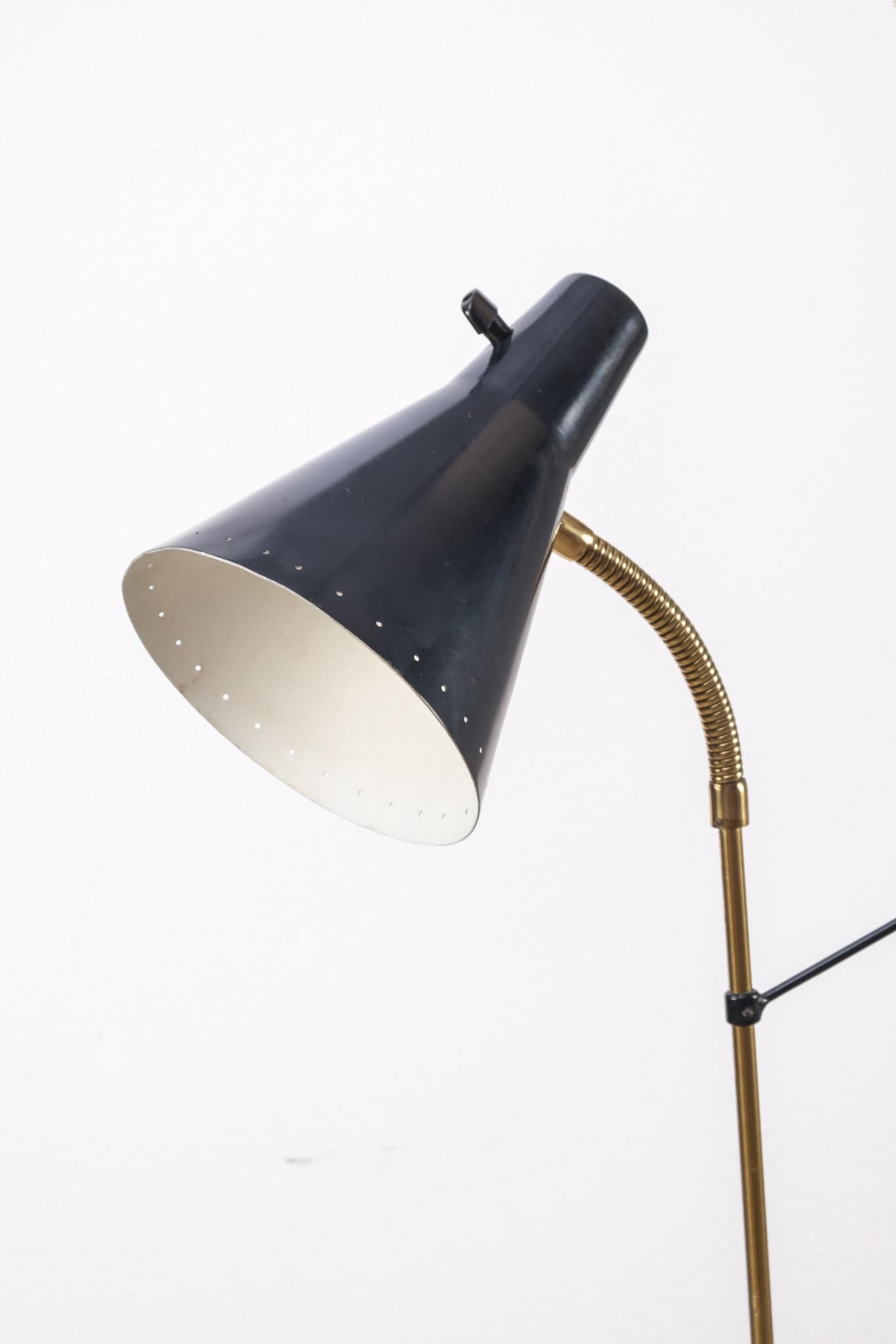 Rare Swedish Floor Lamp, 1950s For Sale 3