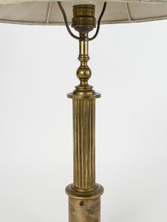 Rare Swedish Grace Brass Table Lamp by Skultuna, Sweden, 1940s