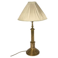 Rare Swedish Grace Brass Table Lamp by Skultuna, Sweden, 1940s