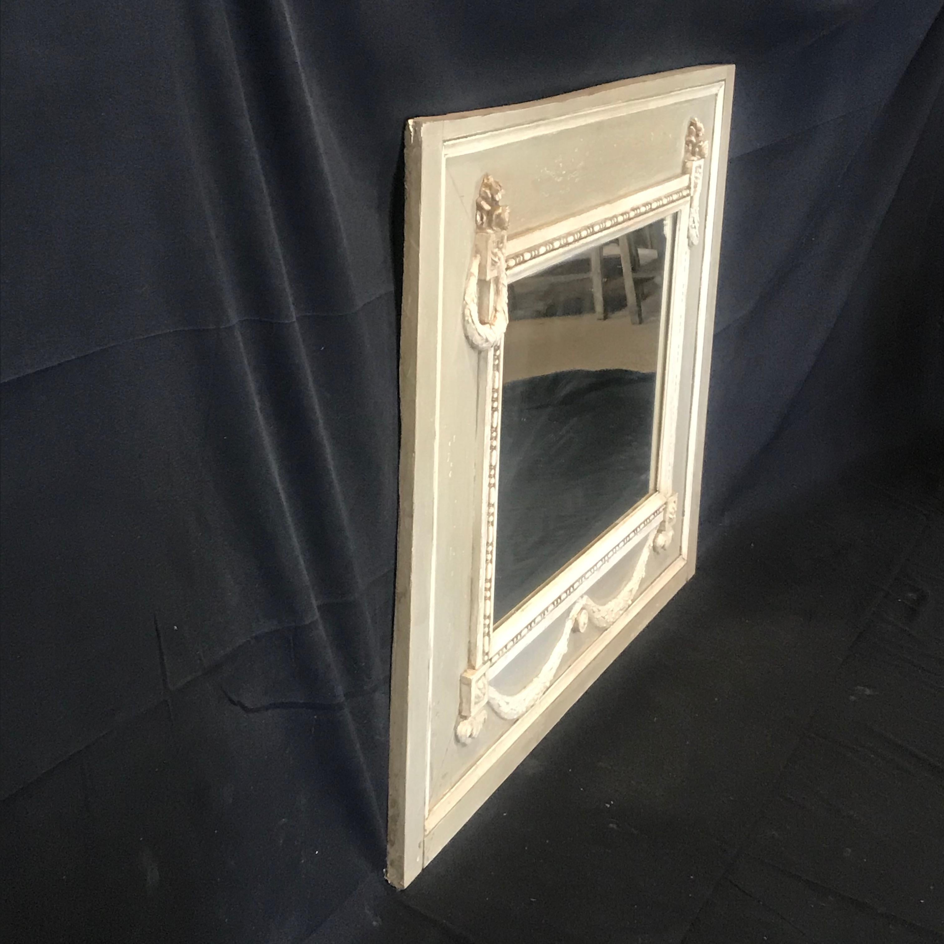 19th Century Rare Swedish Gustavian Trumeau Mirror