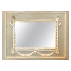 Rare Swedish Gustavian Trumeau Mirror