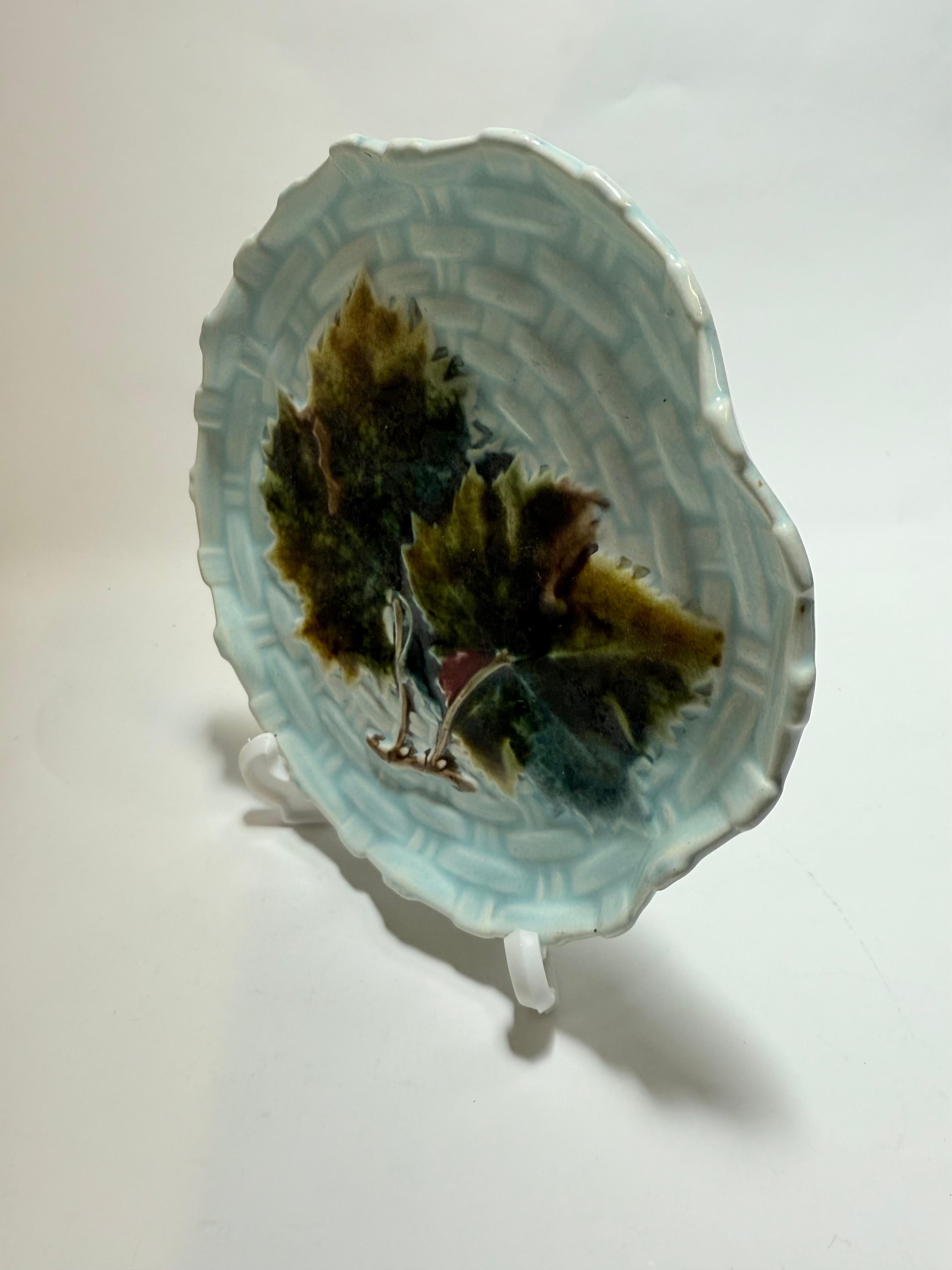 Rara mayólica sueca Gustavsberg, plato lateral Sueco en venta
