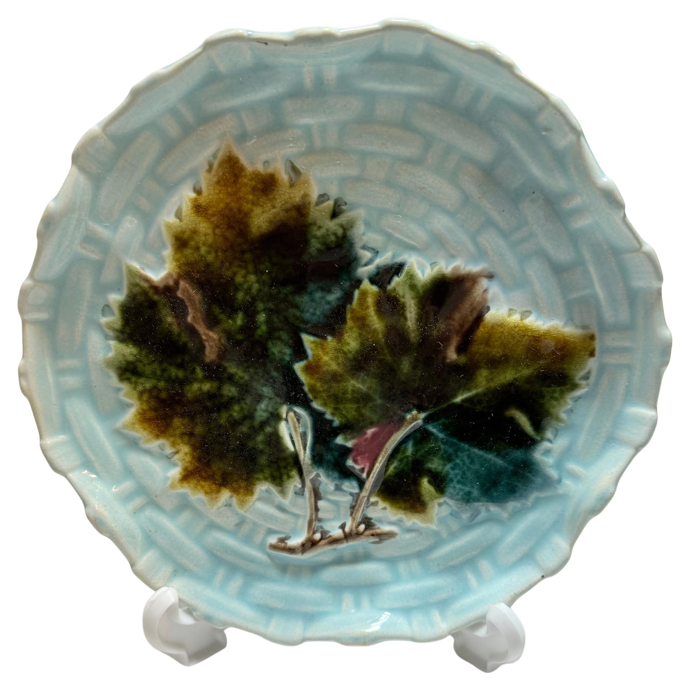 Rara mayólica sueca Gustavsberg, plato lateral en venta