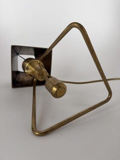 Lámpara de mesa sueca poco común de estilo «Mid-Century Modern» en latón, de ASEA, Suecia, década de 1950