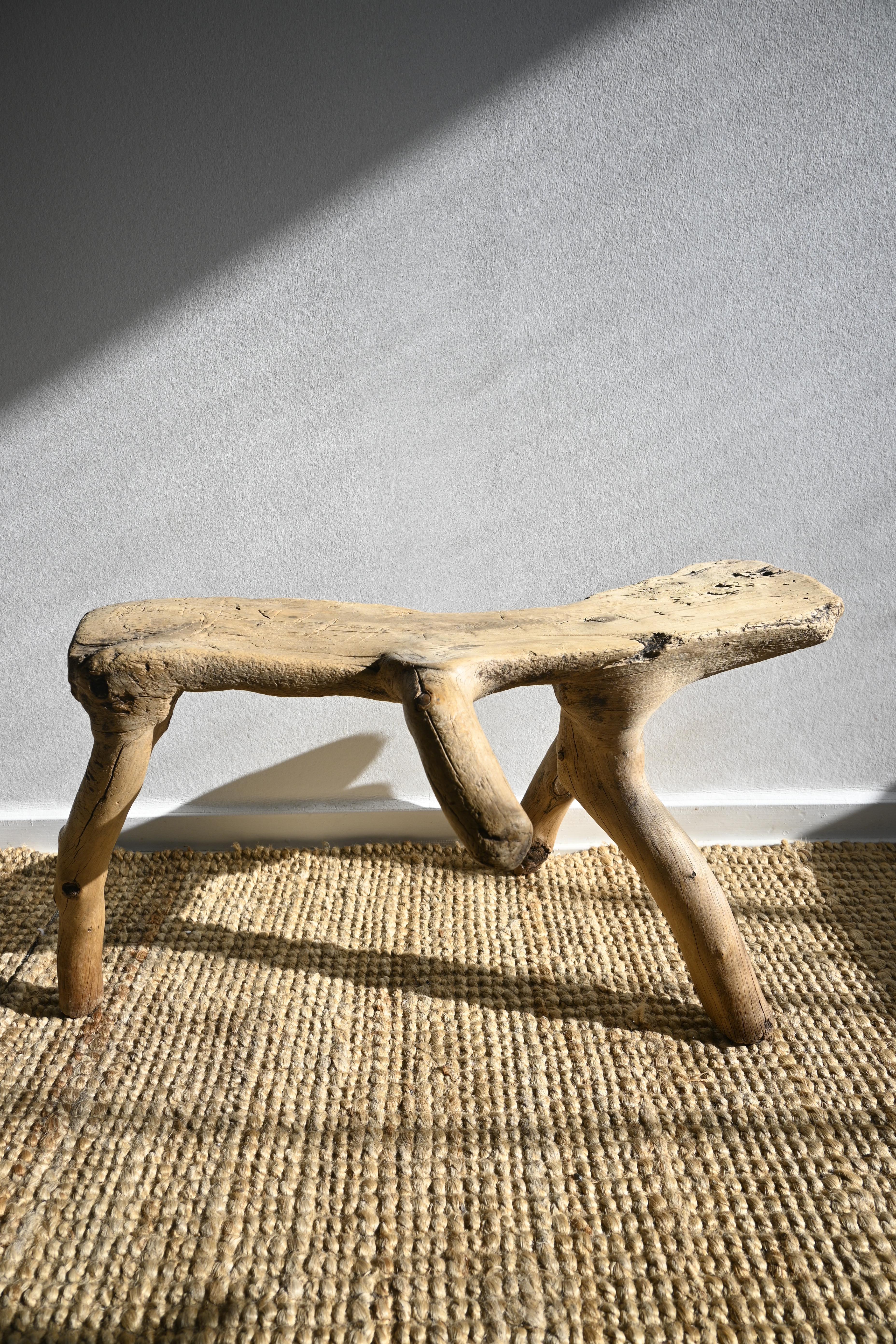 Rare Swedish Milking Stool circa 1850 For Sale 4