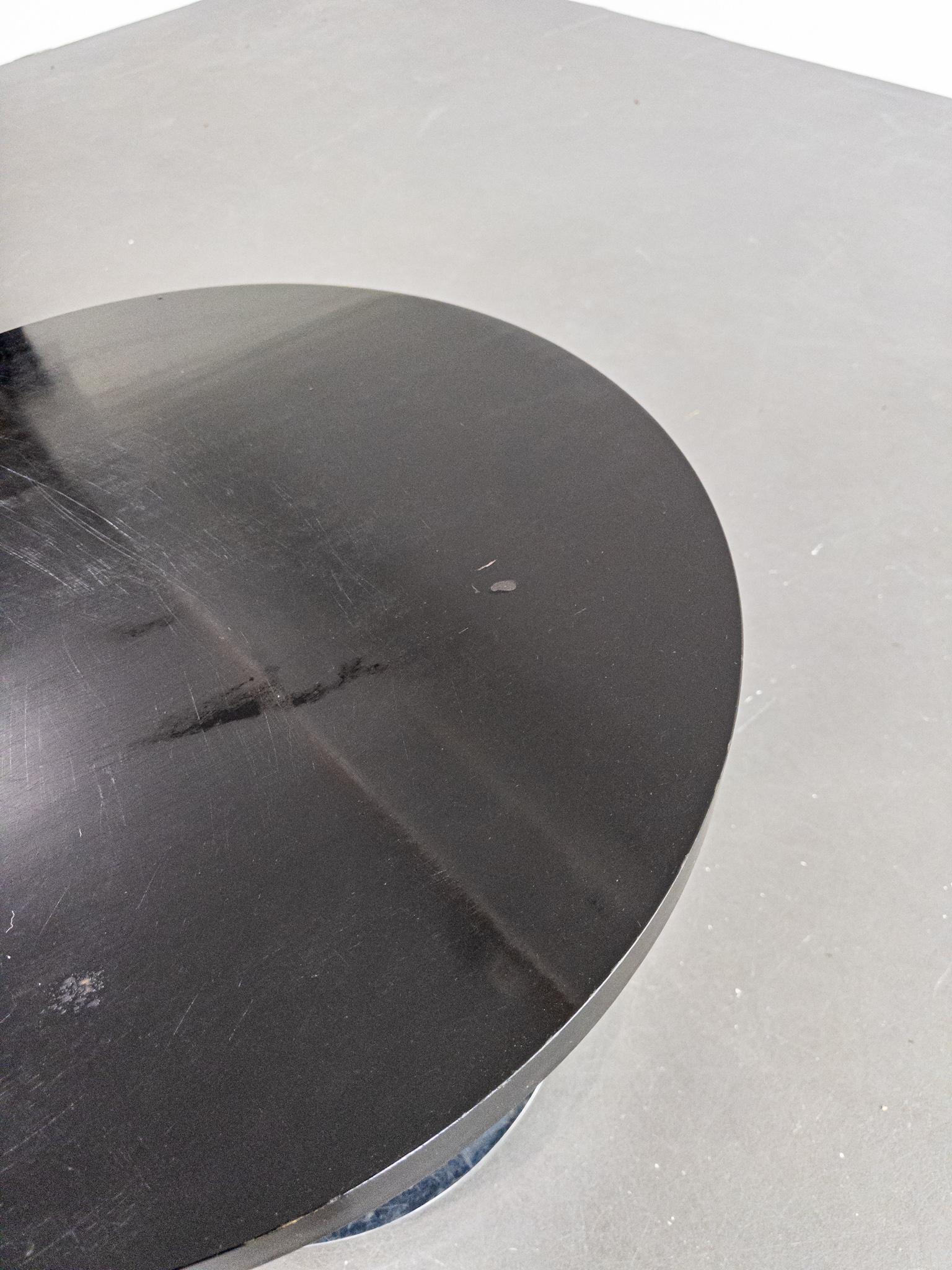 Acier Rare table basse moderne suédoise par Otto Schulz pour Boet, années 1930 en vente