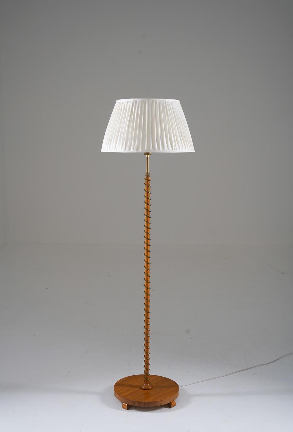 Scandinavian Modern Rare Swedish Modern Floor Lamps, 1940s For Sale