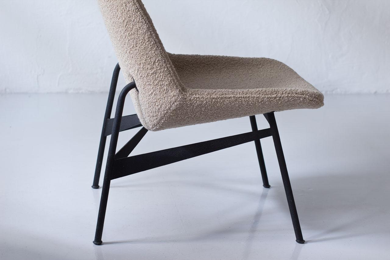 Fauteuils de salon modernes suédois rares de Hans-Harald Molander pour Nordiska Kompaniet en vente 3