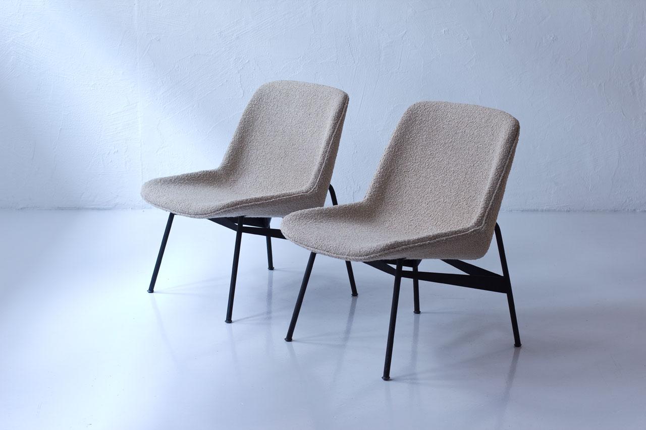 Rare Swedish Modern Lounge Chairs by Hans-Harald Molander for Nordiska Kompaniet In Good Condition For Sale In Stockholm, SE