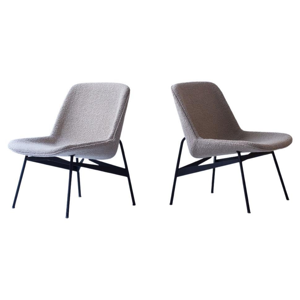 Rare Swedish Modern Lounge Chairs by Hans-Harald Molander for Nordiska Kompaniet For Sale