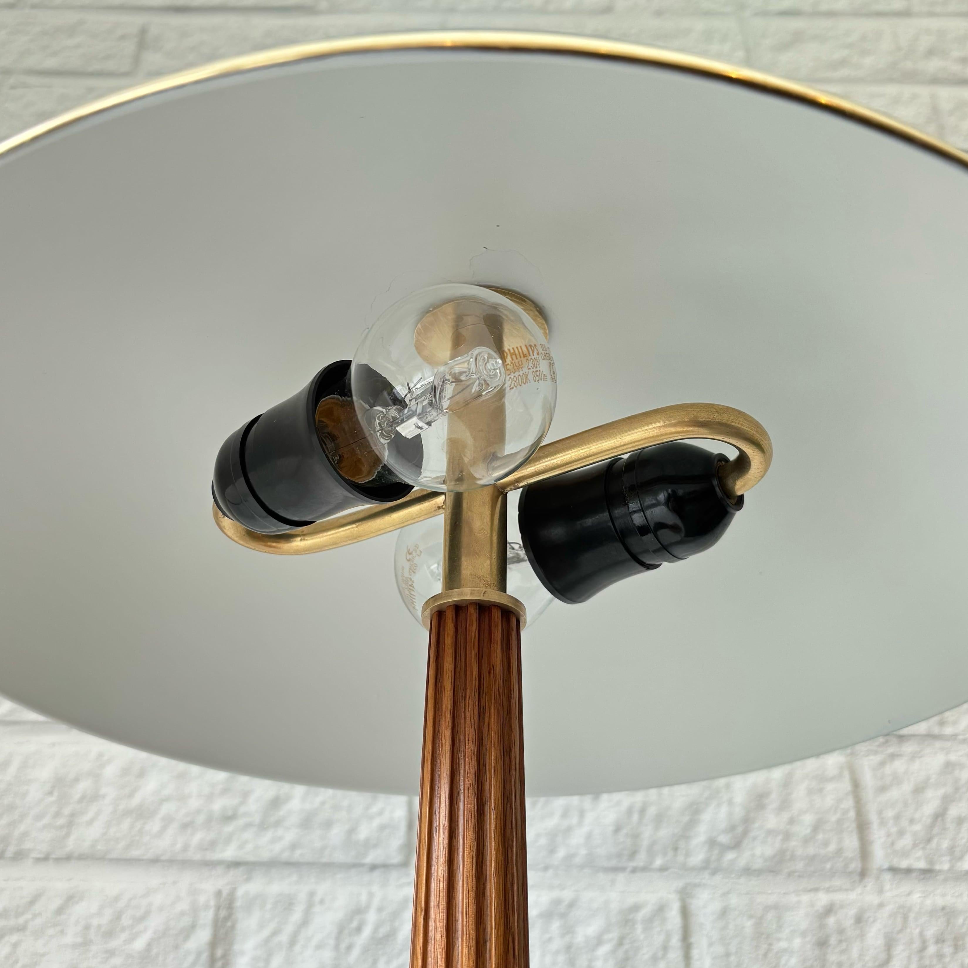 Rare Swedish Modern Table Lamp by Erik Tidstrand for NK, Model 29595, 1930s For Sale 6
