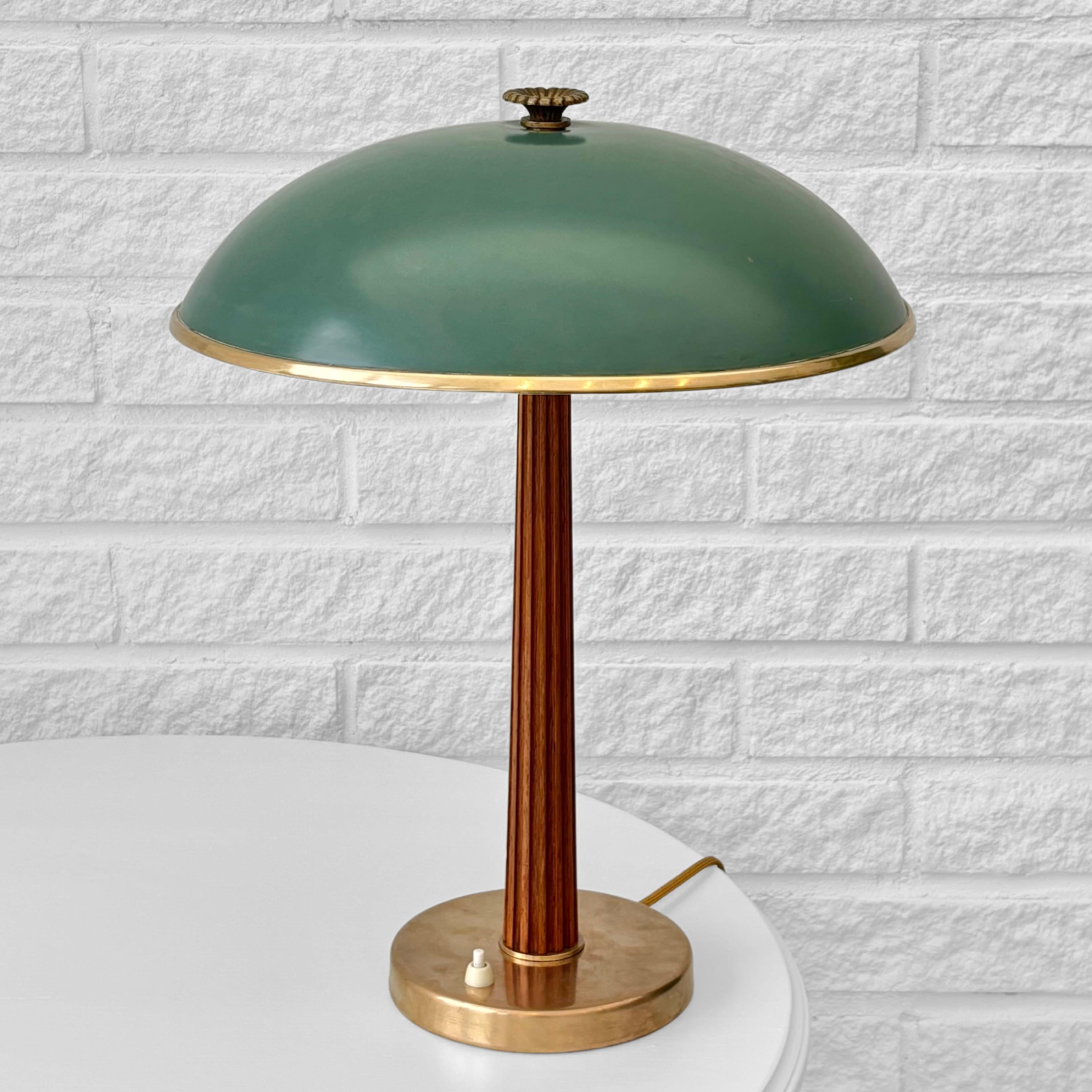Mid-20th Century Rare Swedish Modern Table Lamp by Erik Tidstrand for NK, Model 29595, 1930s For Sale