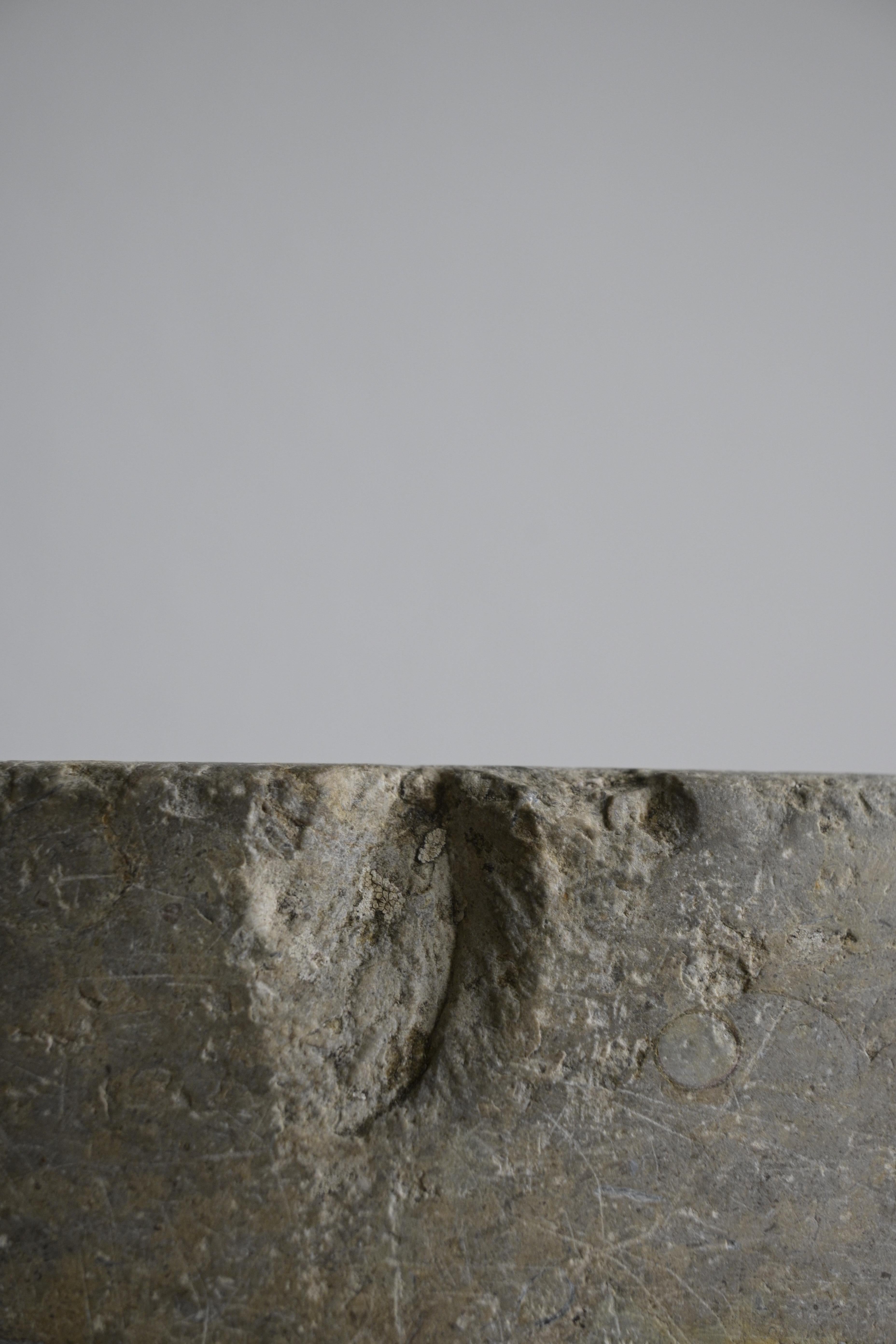 Rara tazza da sputo svedese in pietra calcarea di Öland dei primi anni del 1800 in vendita 3