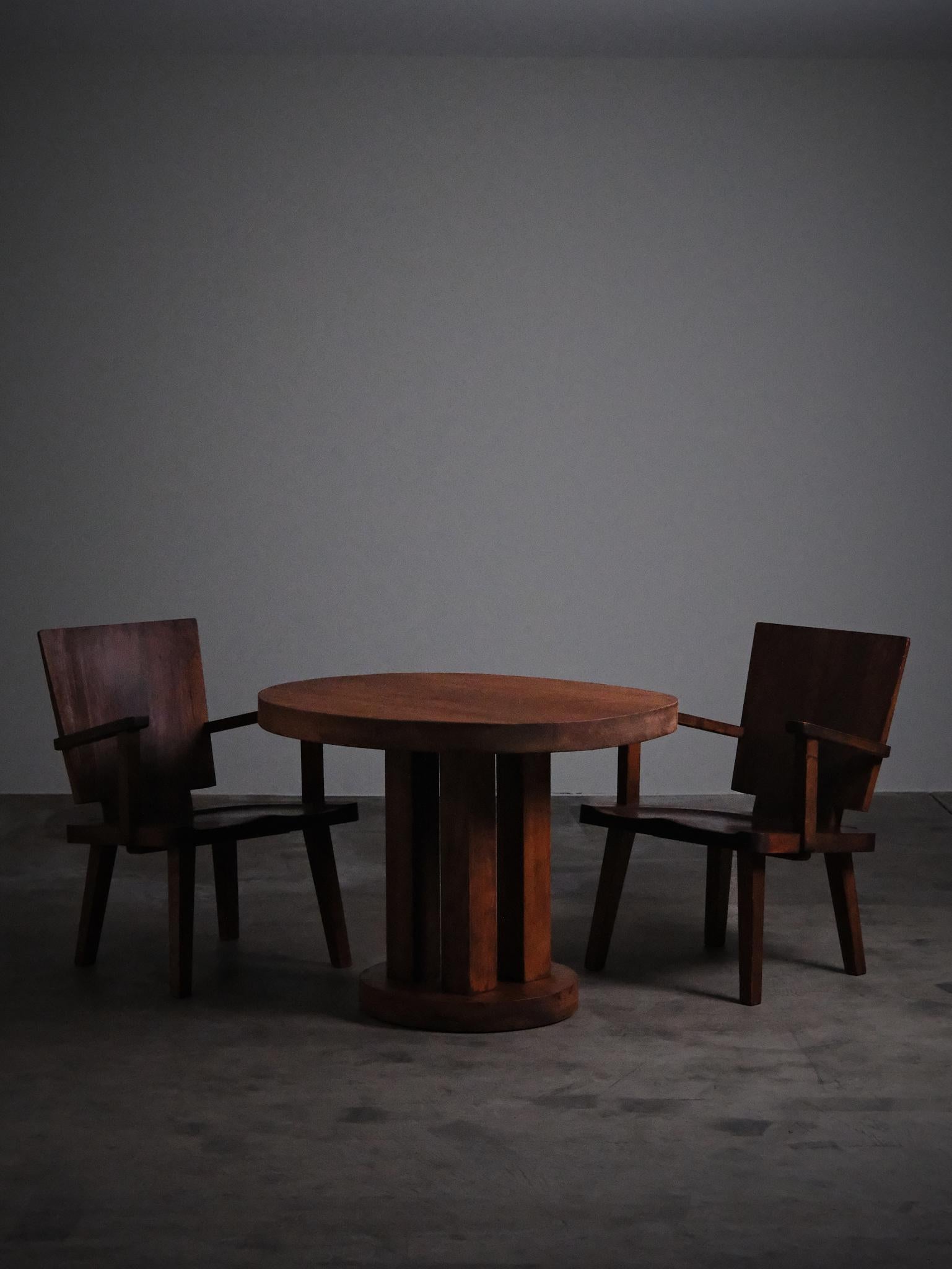 Rara mesa sueca de pino, años 30 en venta 1