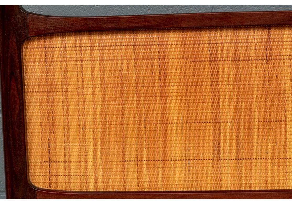 Mid-20th Century Rare Swedish Rosewood Mid Century Full Headboard by William Hinn For Sale