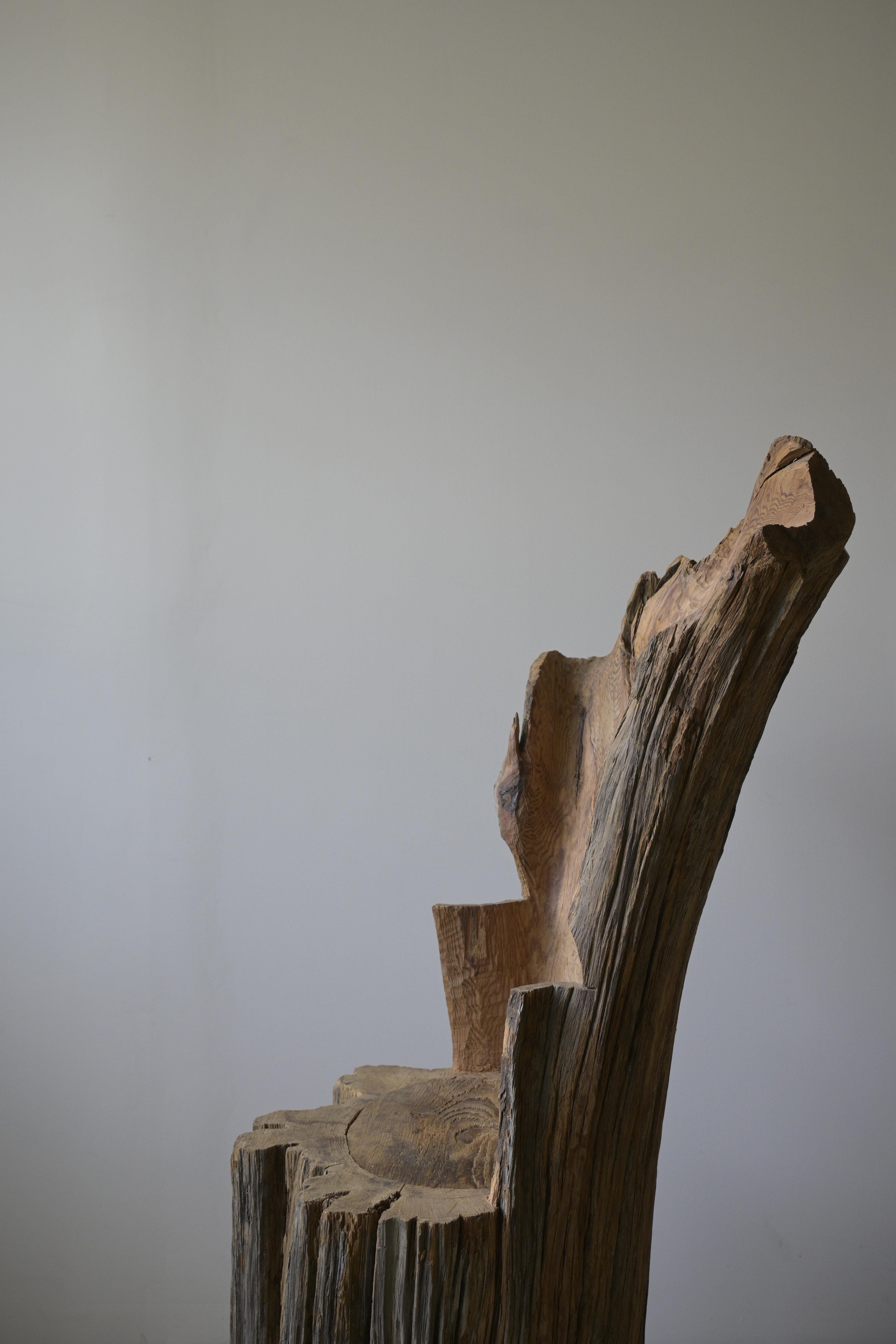 Rare Swedish Stump Chair, ca 1930 9