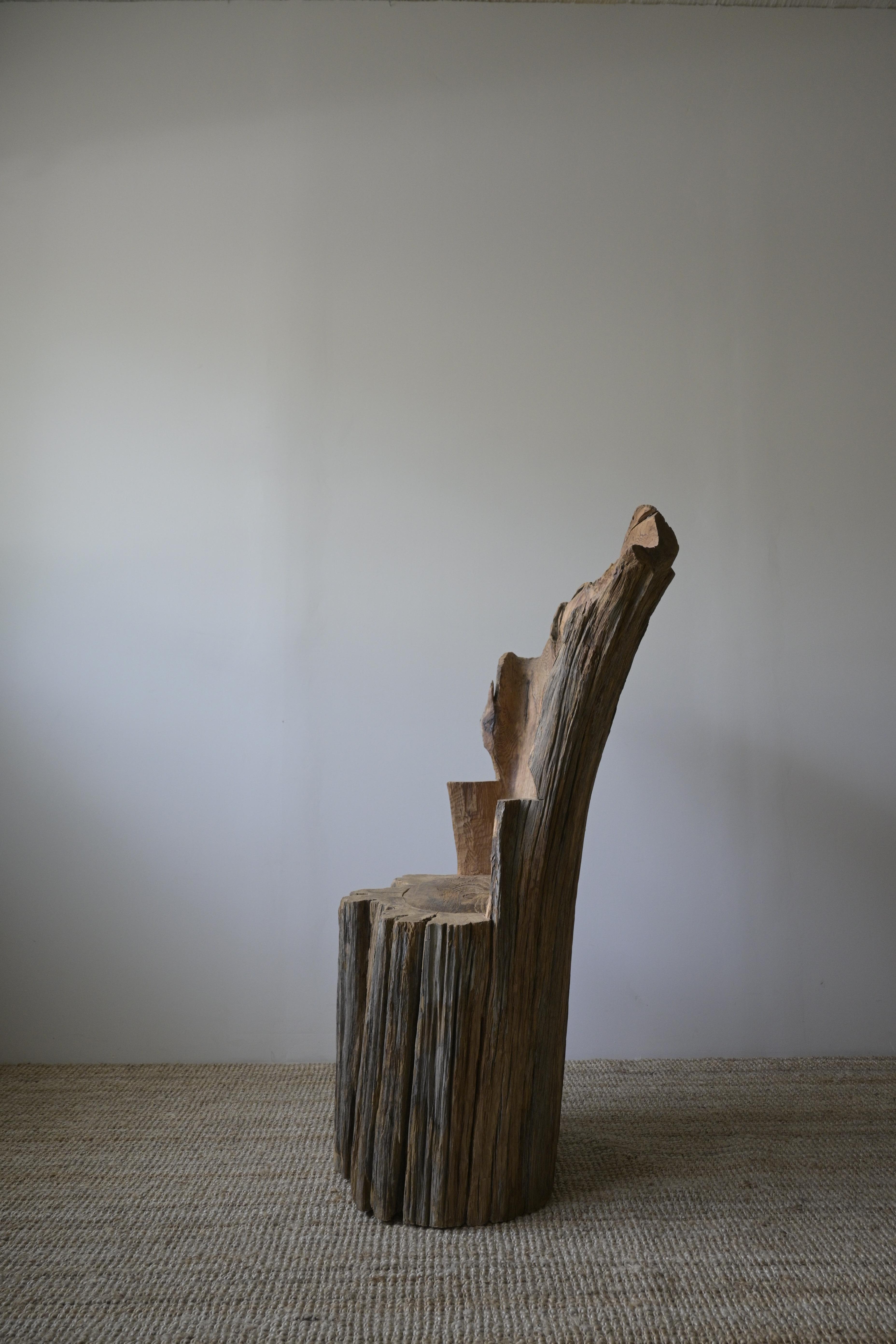 Rare Swedish Stump Chair, ca 1930 10