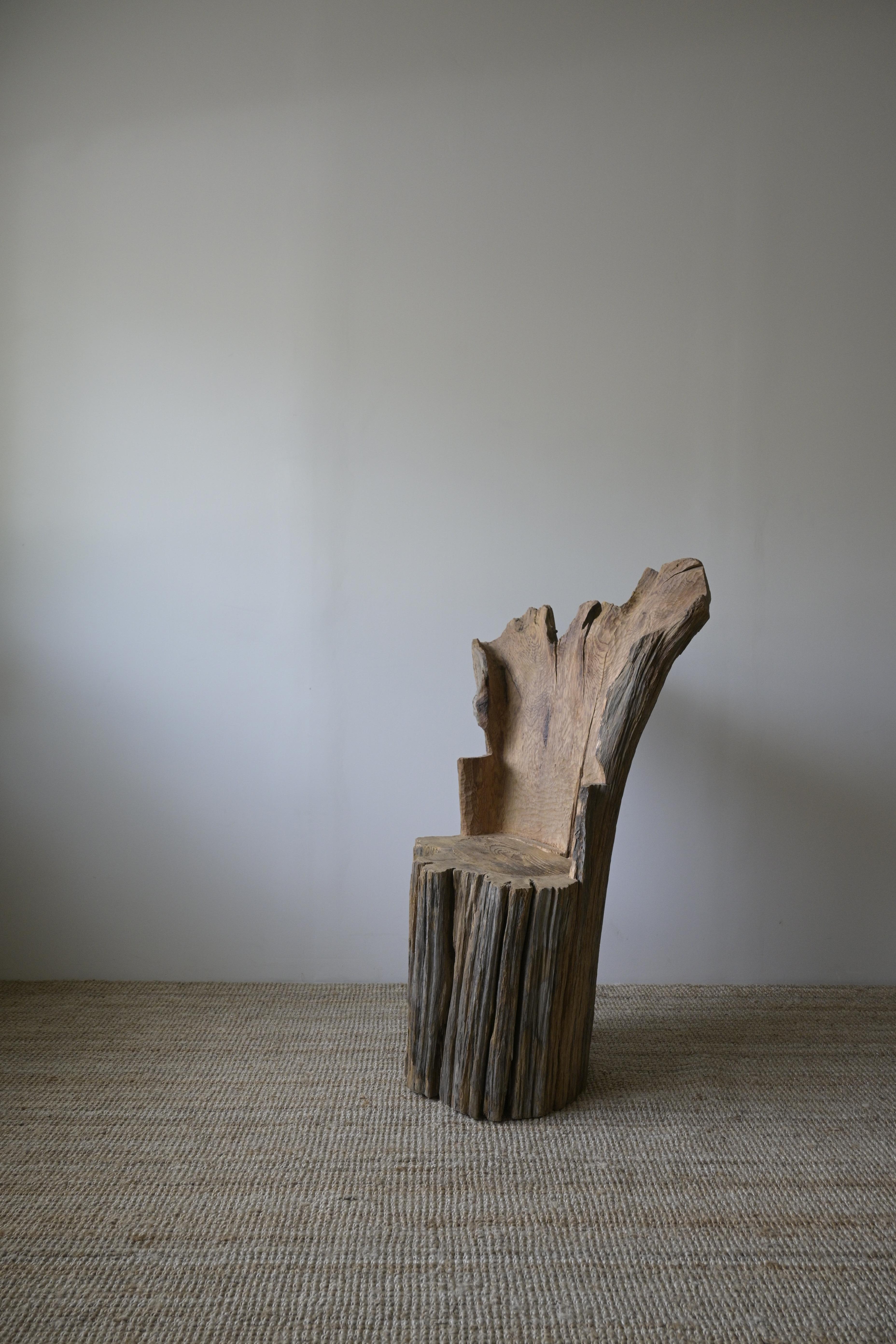 Scandinavian Modern Rare Swedish Stump Chair, ca 1930