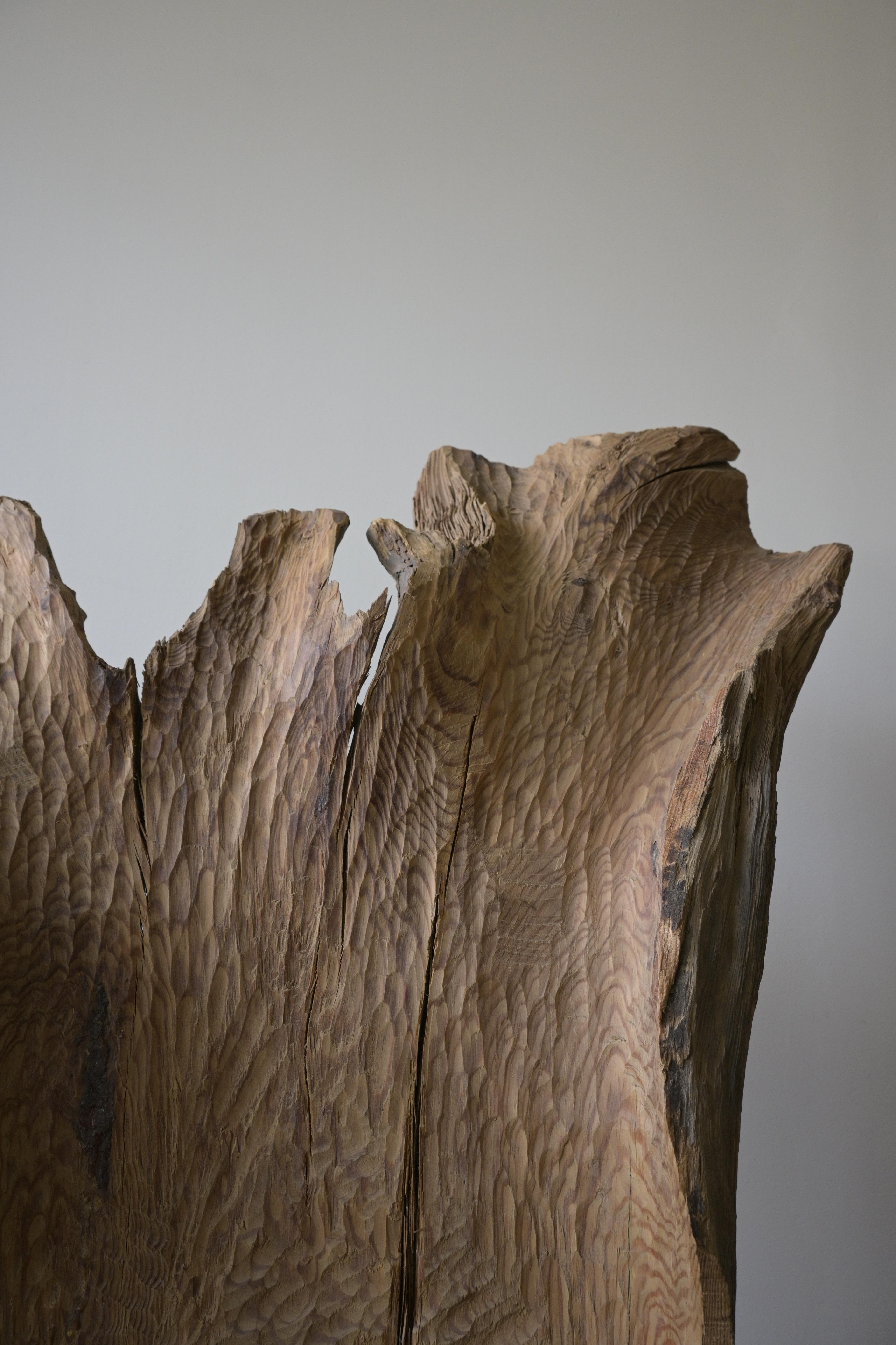 Rare Swedish Stump Chair, ca 1930 In Good Condition In Farsta, SE