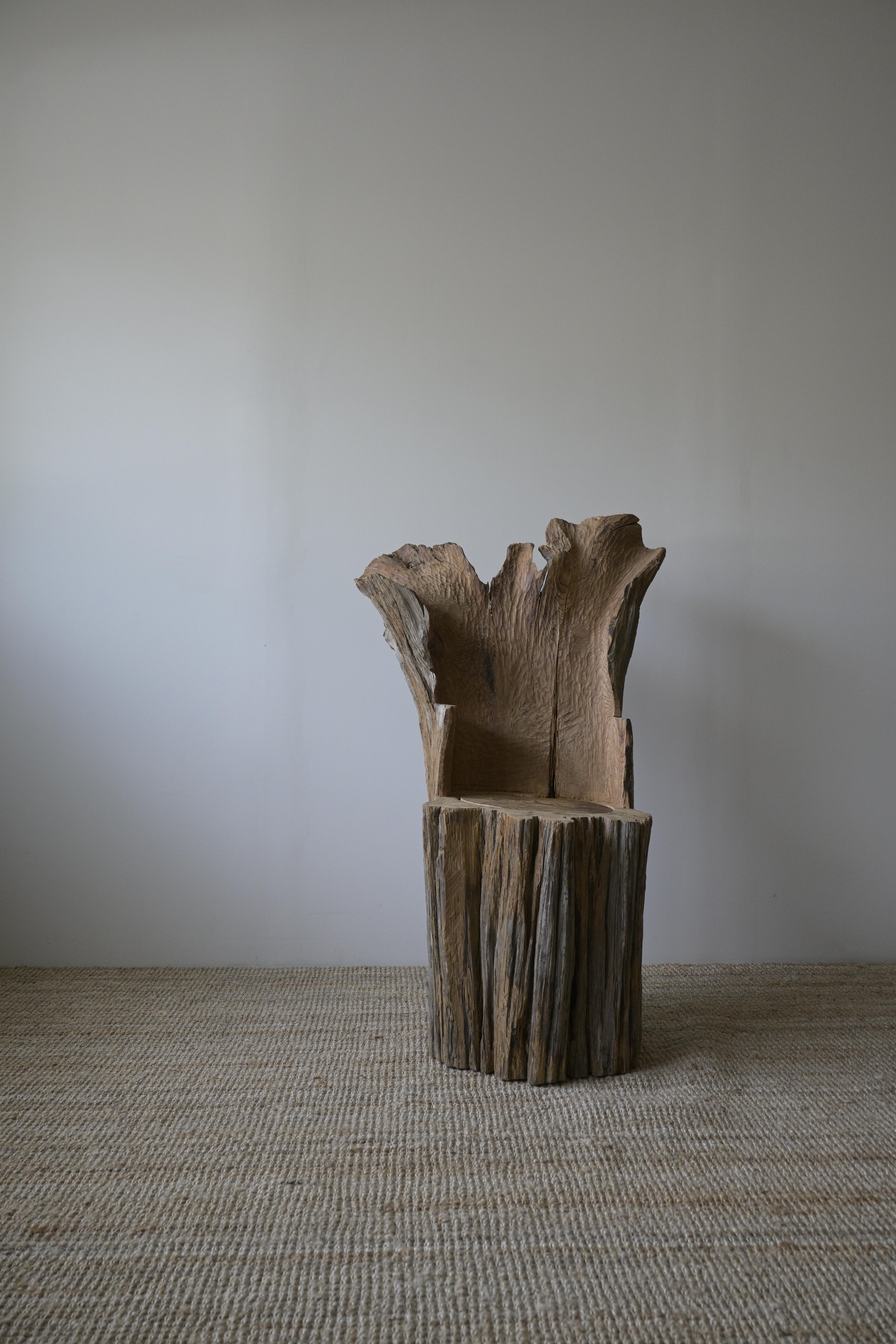 Willow Rare Swedish Stump Chair, ca 1930