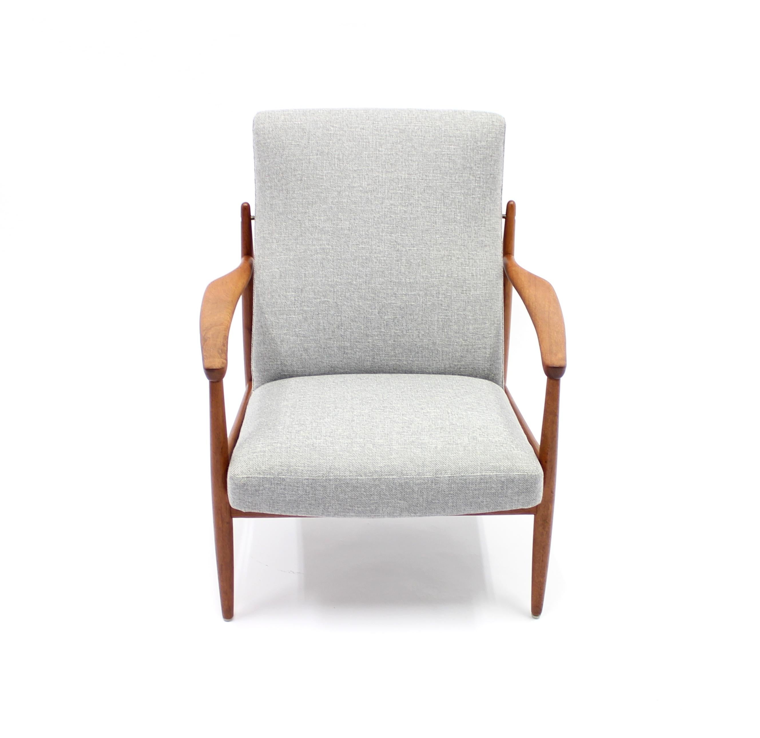 Rare Swedish Teak Easy Chair by Bröderna Andersson, 1960s In Good Condition In Uppsala, SE