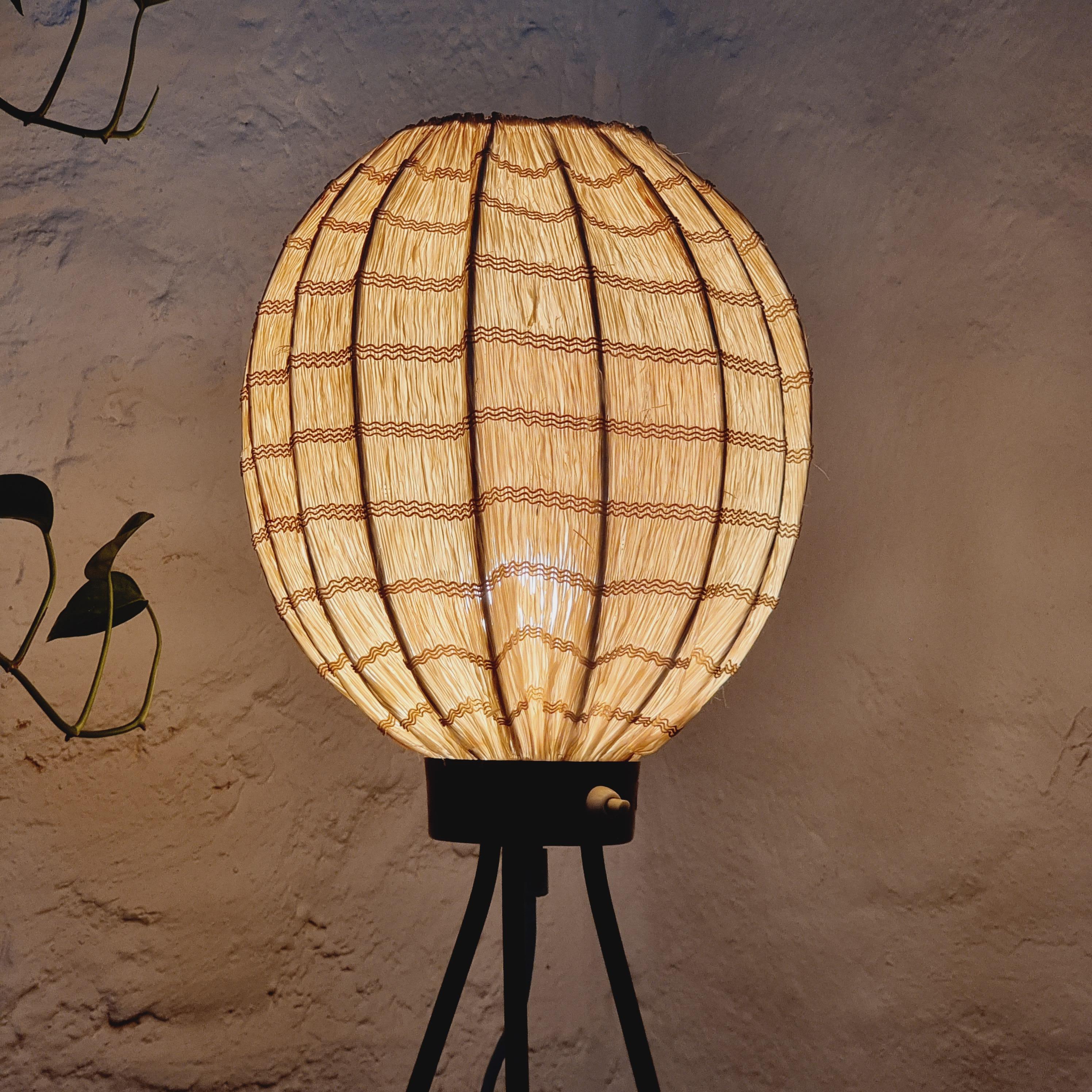 Rare Swedish Tripod Floor Lamp, Scandinavian Modern / Mid-Century Modern For Sale 3