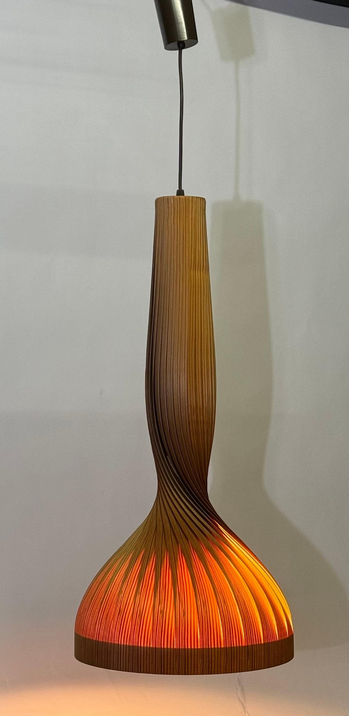Ciondolo a forma di vortice di pino di Hans-Agne Jakobsson, Svezia, 1960 ca. in vendita 5