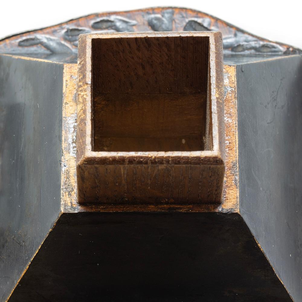 Rare Swiss Black Forest Blacksmiths Anvil Tobacco Jar Compendium with Secret For Sale 9