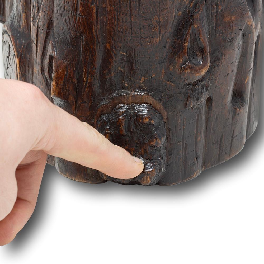 Rare Swiss Black Forest Blacksmiths Anvil Tobacco Jar Compendium with Secret For Sale 11