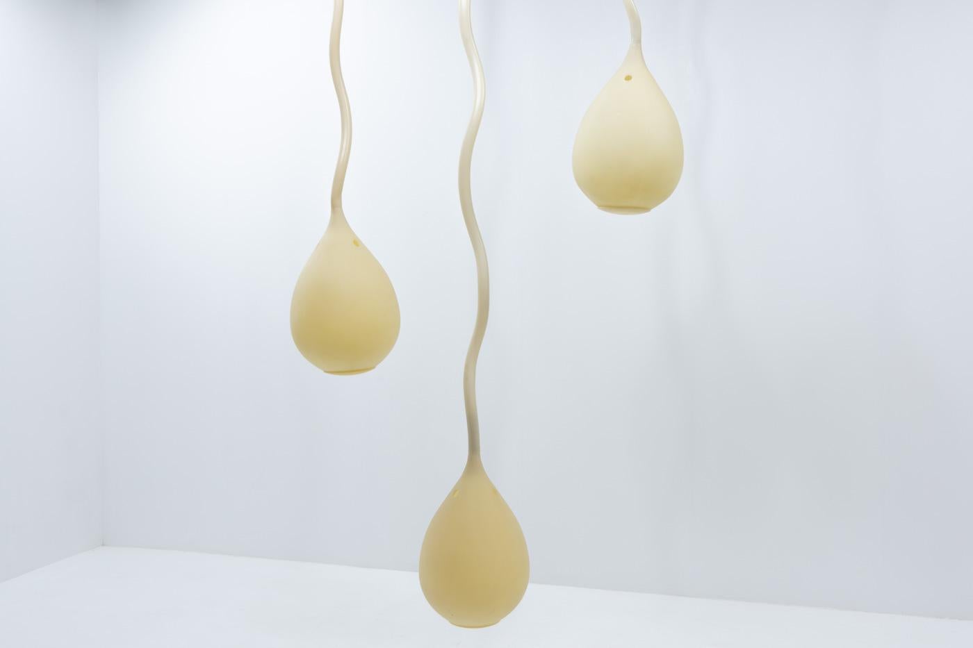 Mid-Century Modern Rare Swiss Design Jingzi Ceiling Lamps, Herzog & De Meuron, for Belux, 2000s For Sale