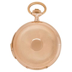 Rare Swiss Gold Miniature Keyless Lever Quarter Repeater Pocket Watch C1900