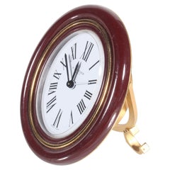Rare Swiss Made Cartier  'Les Must' Desk Clock * Free Worldwide Delivery