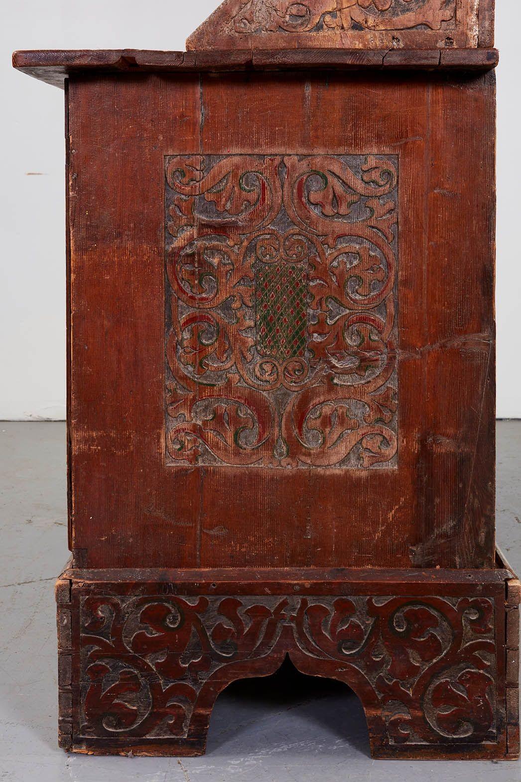 Rare Swiss Manorial Court Cupboard For Sale 5