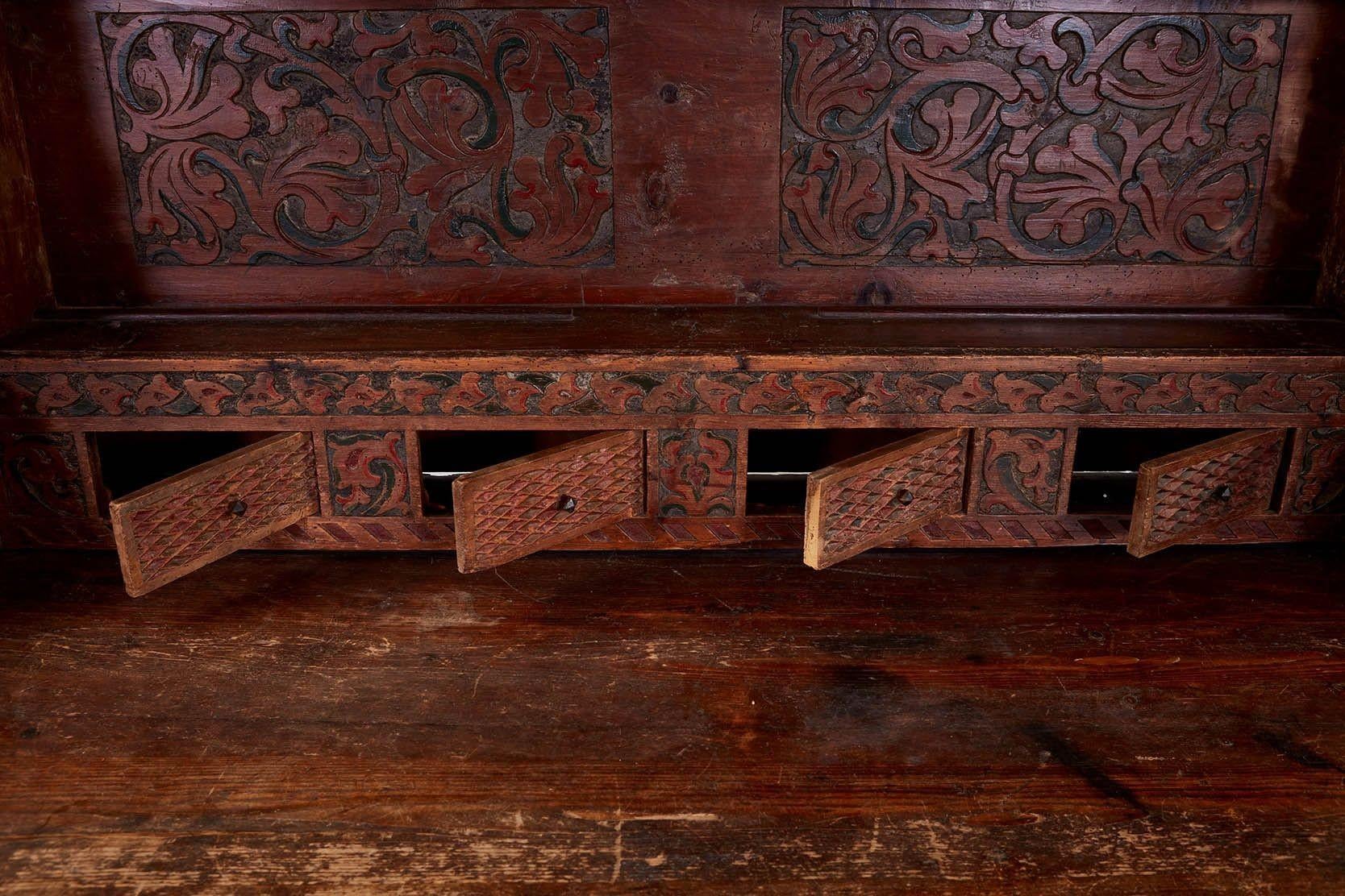Rare Swiss Manorial Court Cupboard For Sale 7