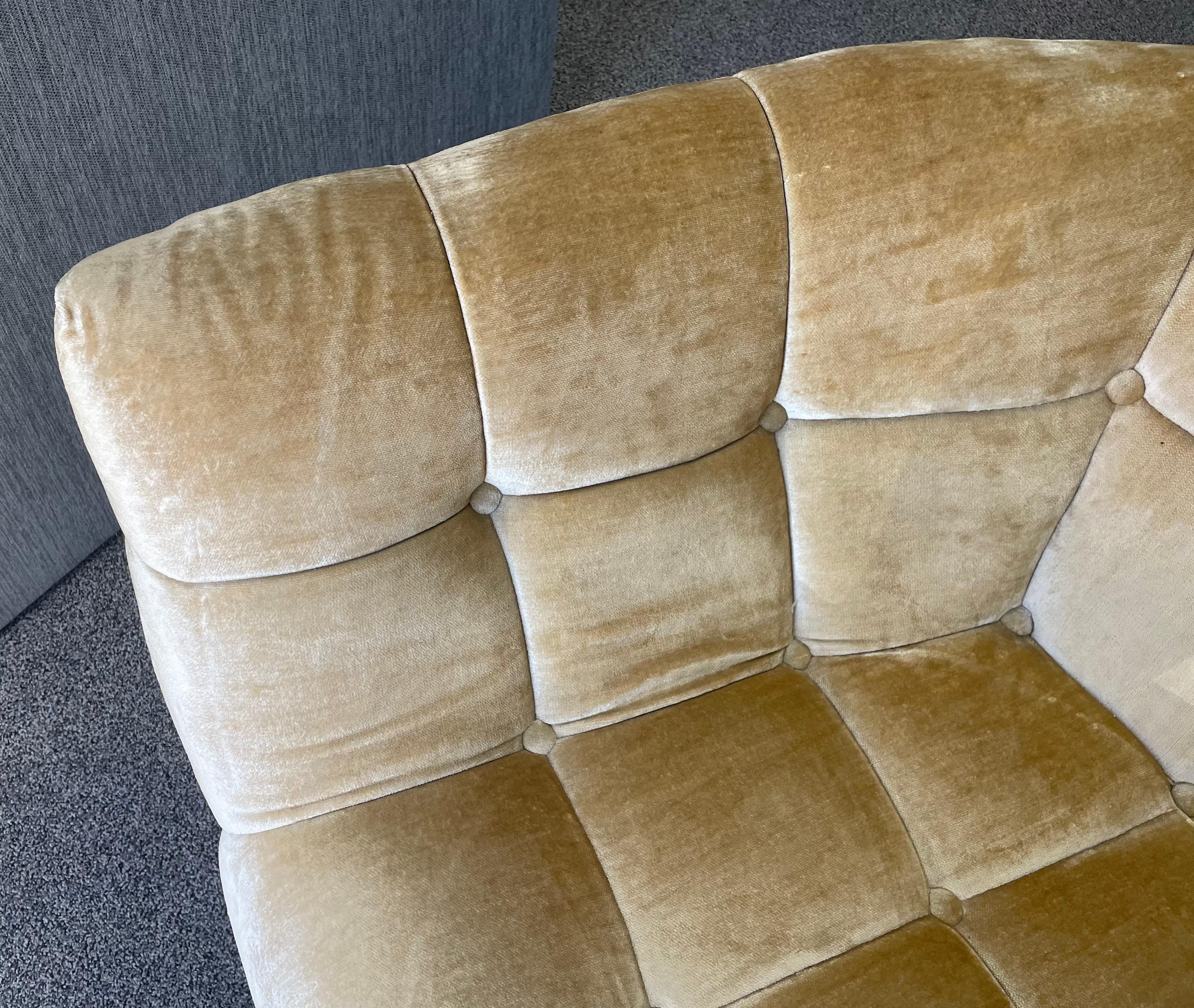 Fauteuil de salon pivotant rare par Adrian Pearsall en vente 7