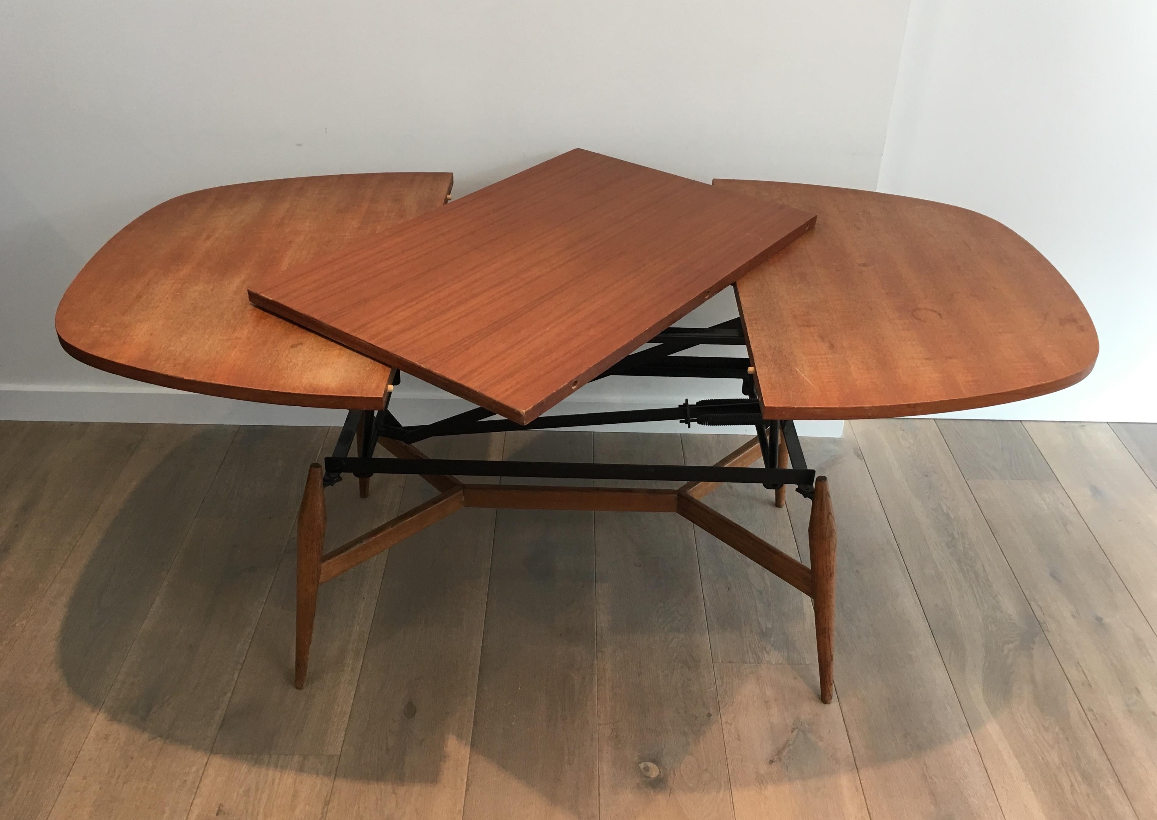 Rare System Coffee Table that can be changed into a 6 Persons Dinning Table 4