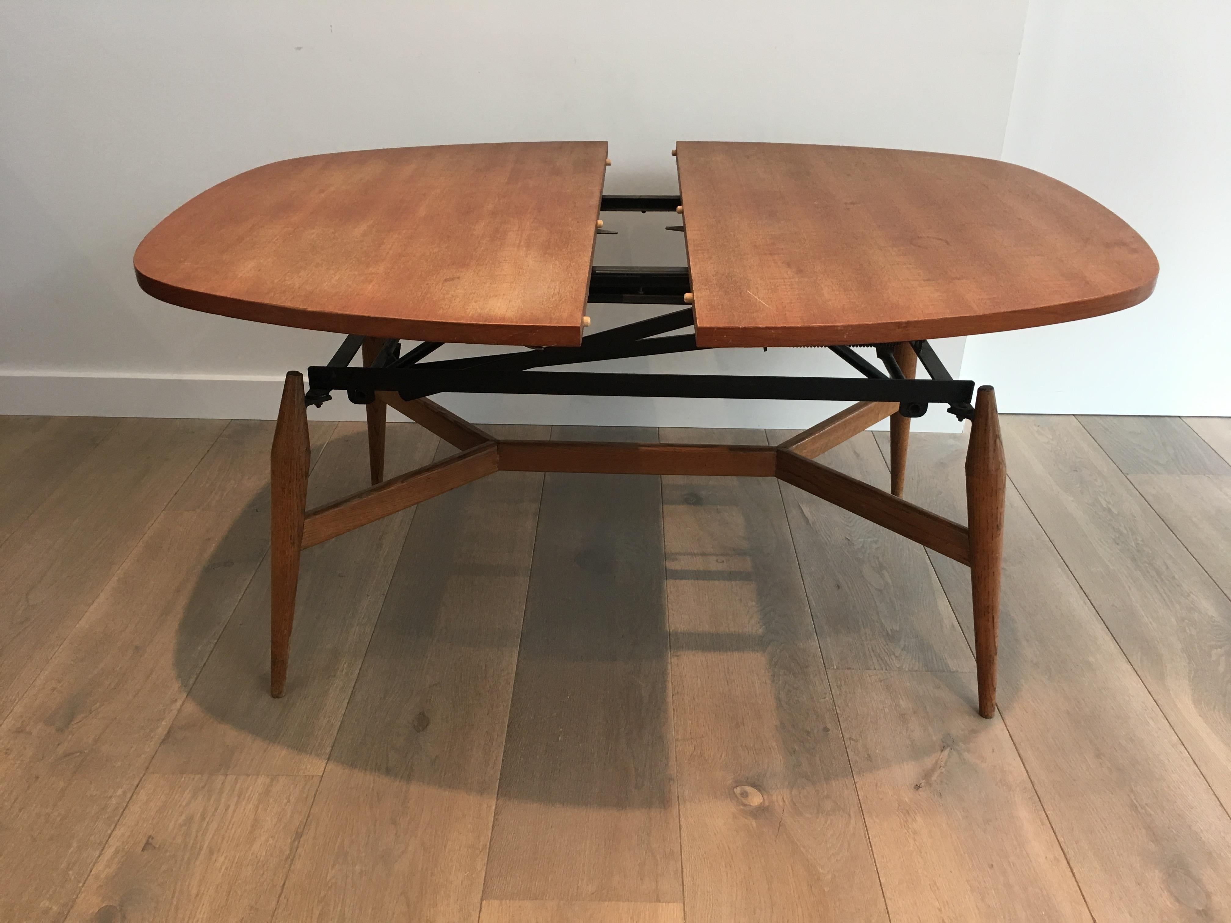 Rare System Coffee Table that can be changed into a 6 Persons Dinning Table 6