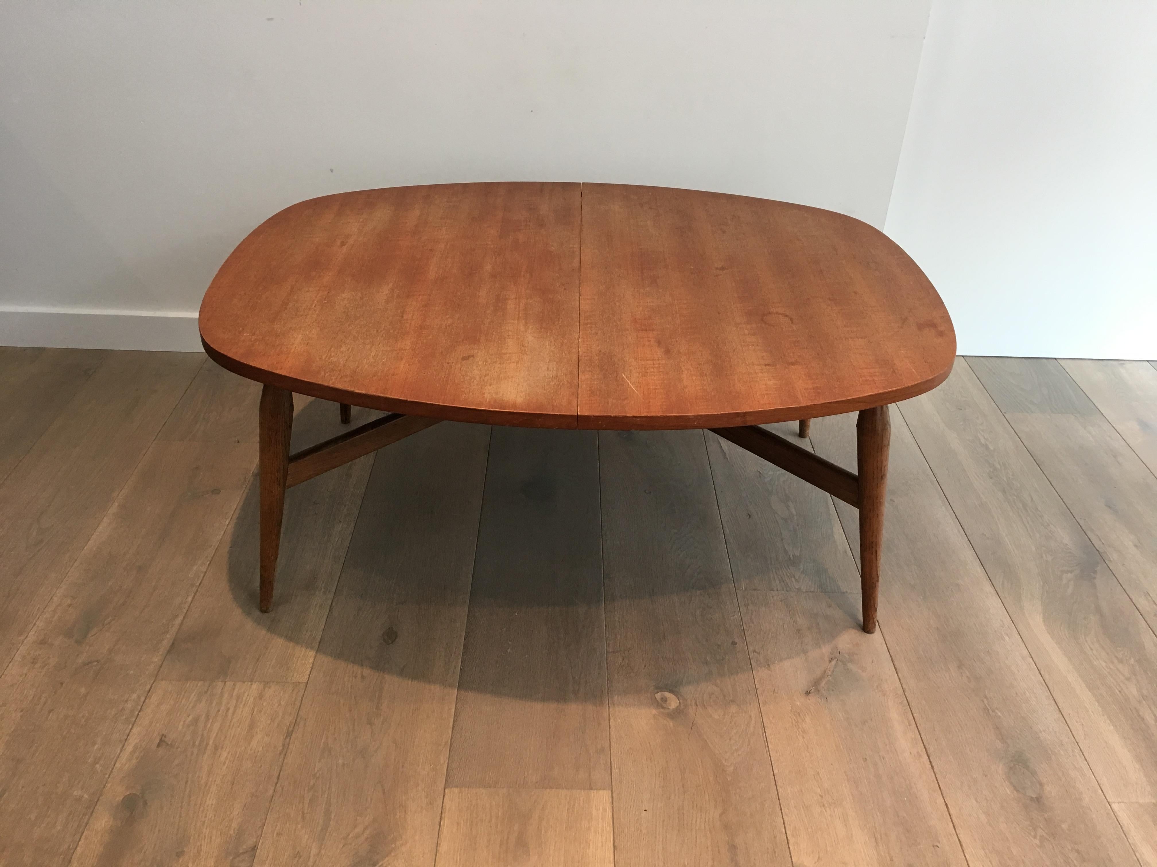 Mid-Century Modern Rare System Coffee Table that can be changed into a 6 Persons Dinning Table