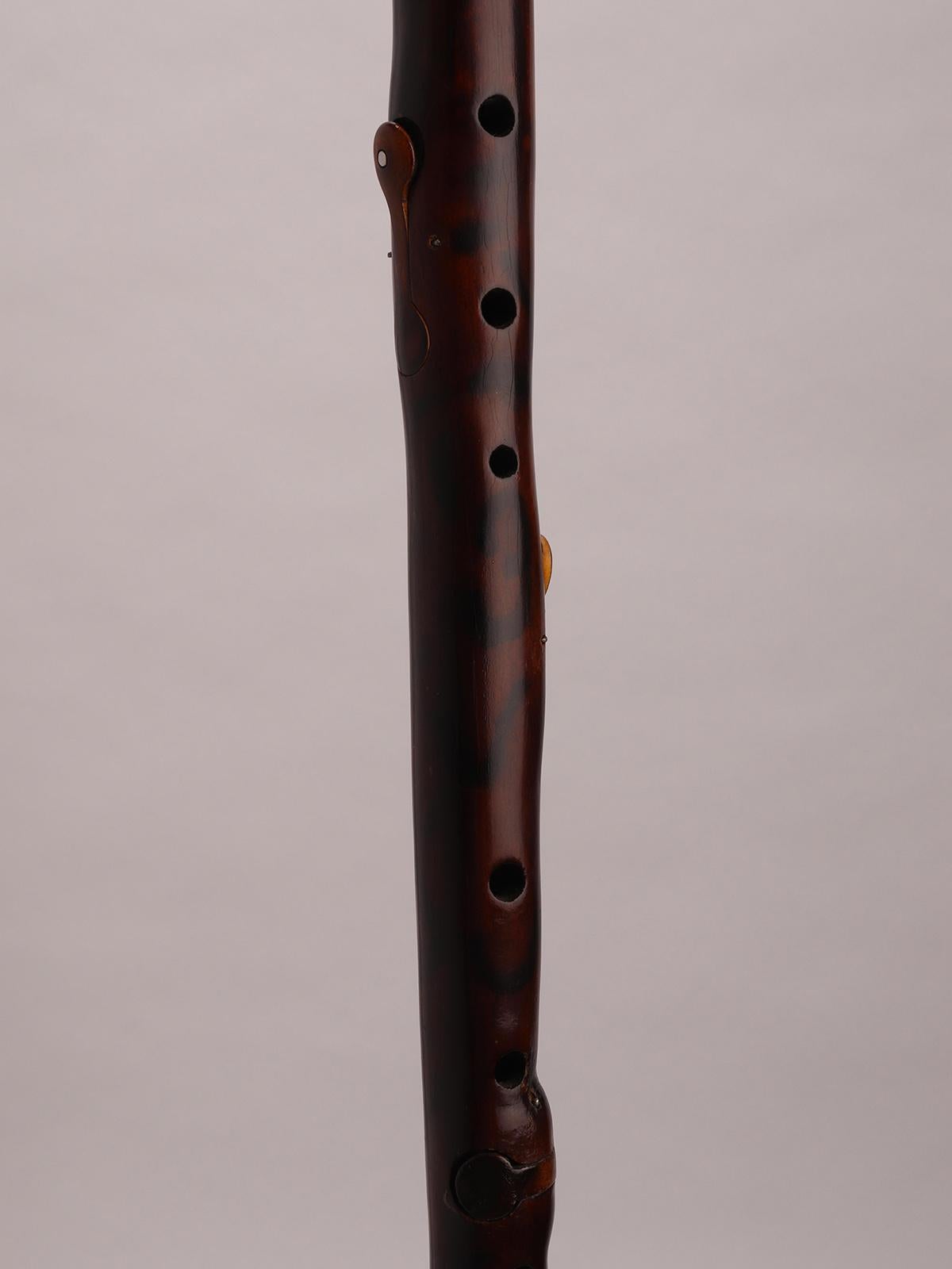 Rare system walking stick, the flute. Austria 1870.  In Good Condition For Sale In Milan, IT