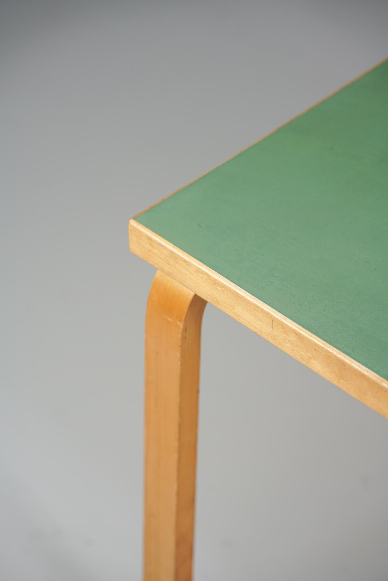 Rare Table, Alvar Aalto, Oy Huonekalu- ja Rakennustyötehdas Ab, 1940/1950s For Sale 2