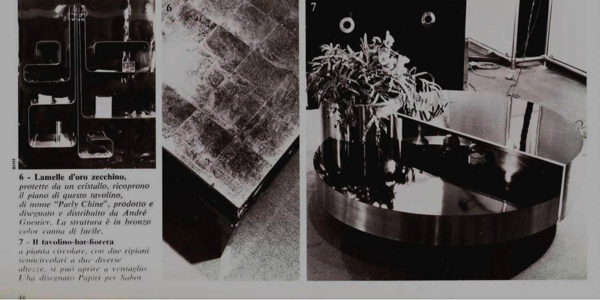 Rare Table Bar by Massimo Papiri for Mario Sabot, Italy 1970s 10